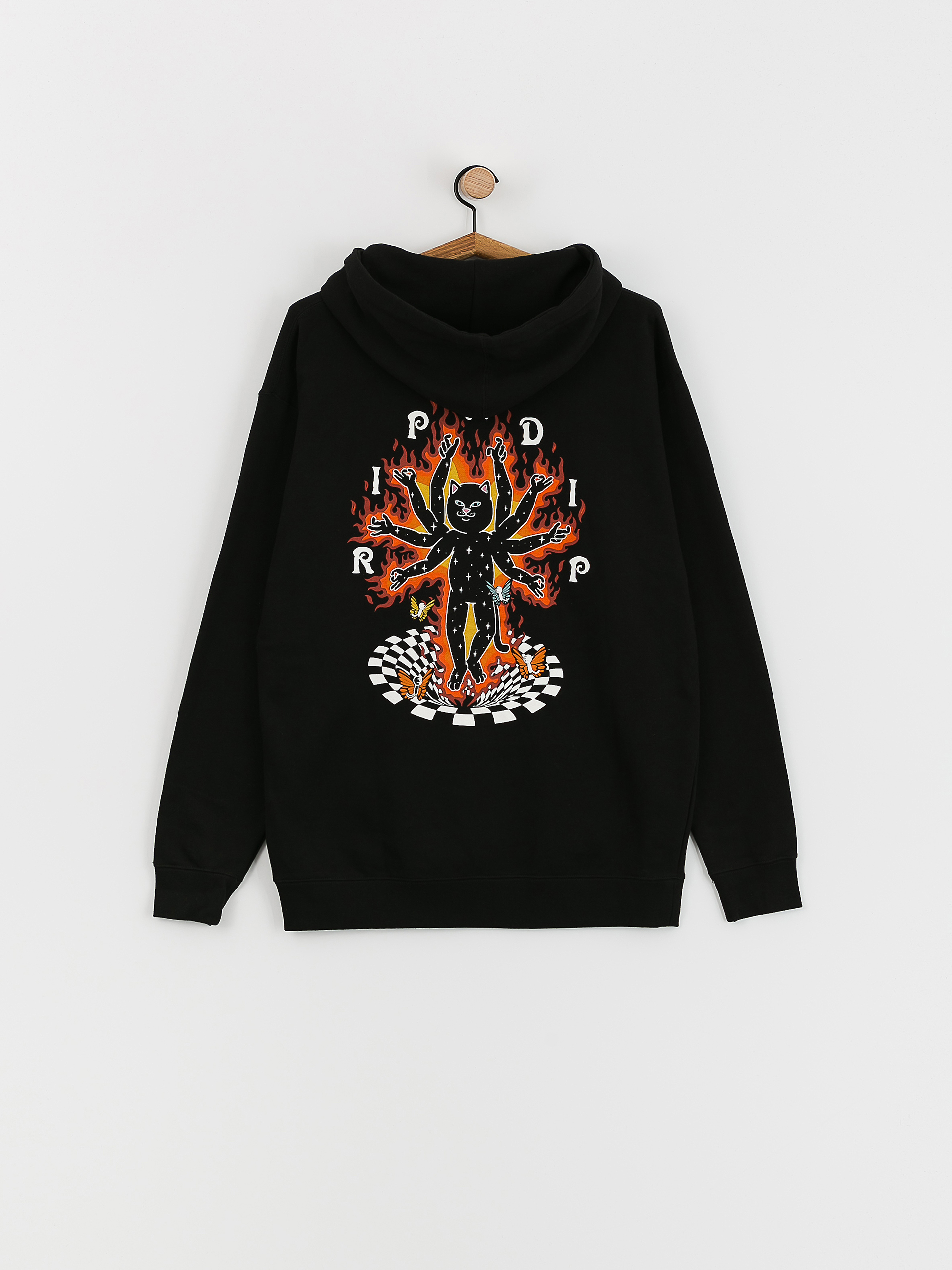 Bluza z kapturem RipNDip Illusion Jerm HD (black)