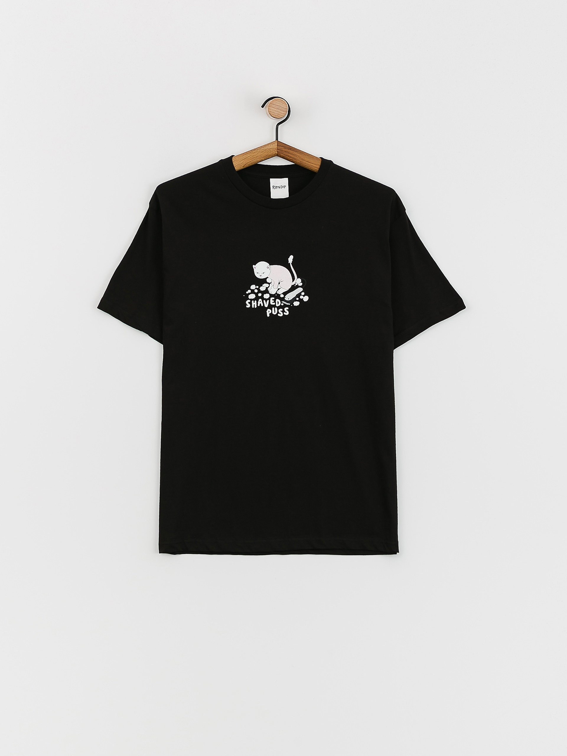 T-shirt RipNDip Shaved Puss (black)