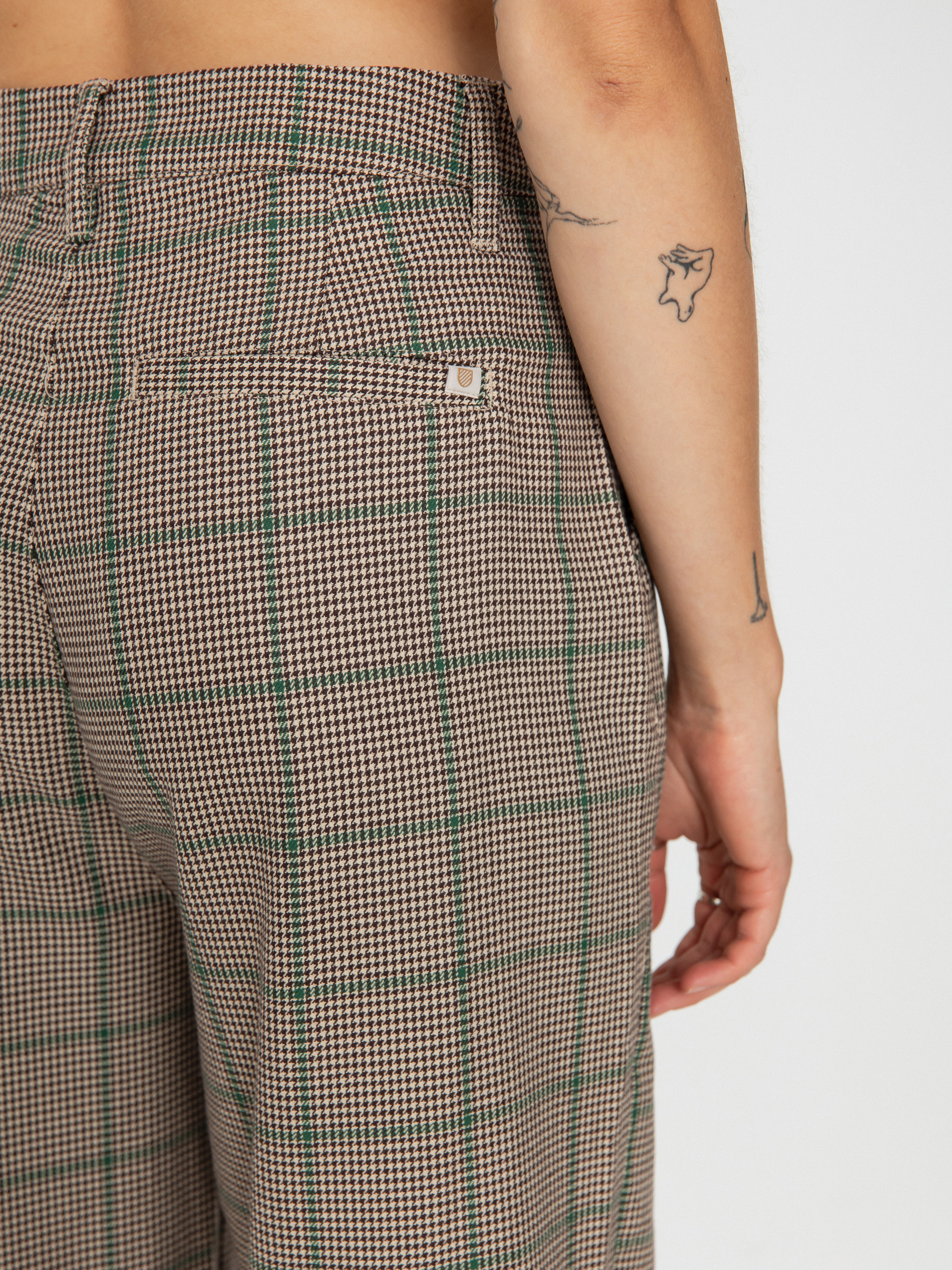 Spodnie Brixton Victory Trouser Wmn (sesame/seal brown)