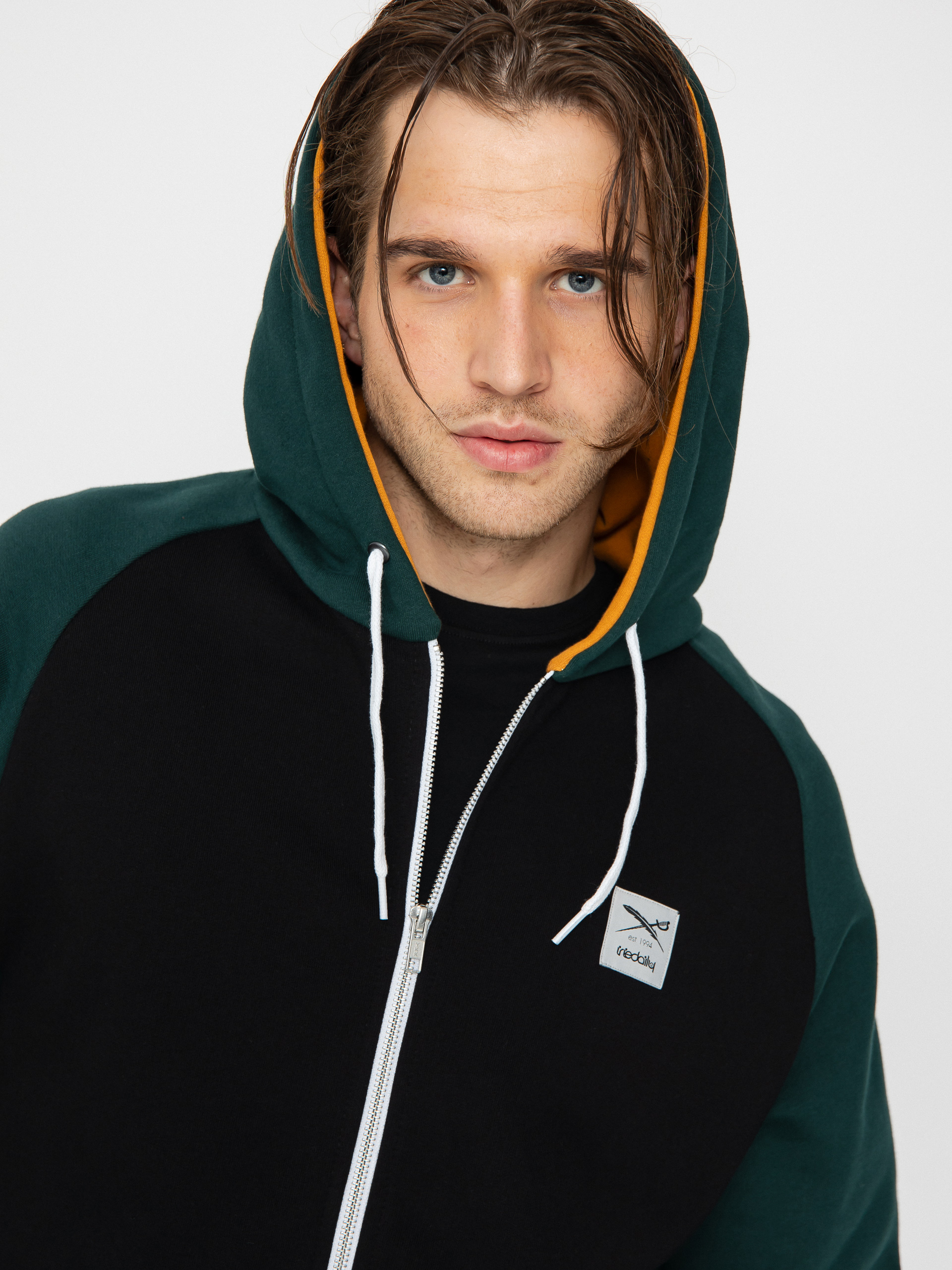 Bluza z kapturem Iriedaily De College 2 ZHD (night forest)