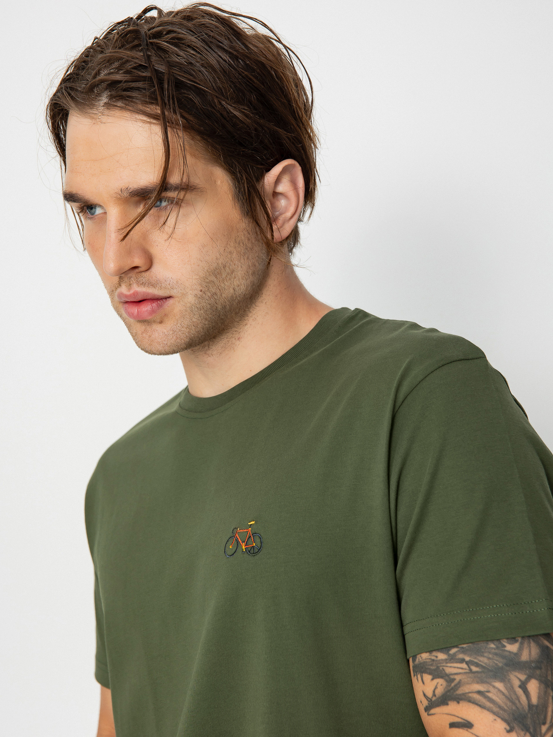 T-shirt Iriedaily Peaceride Emb (d olive)
