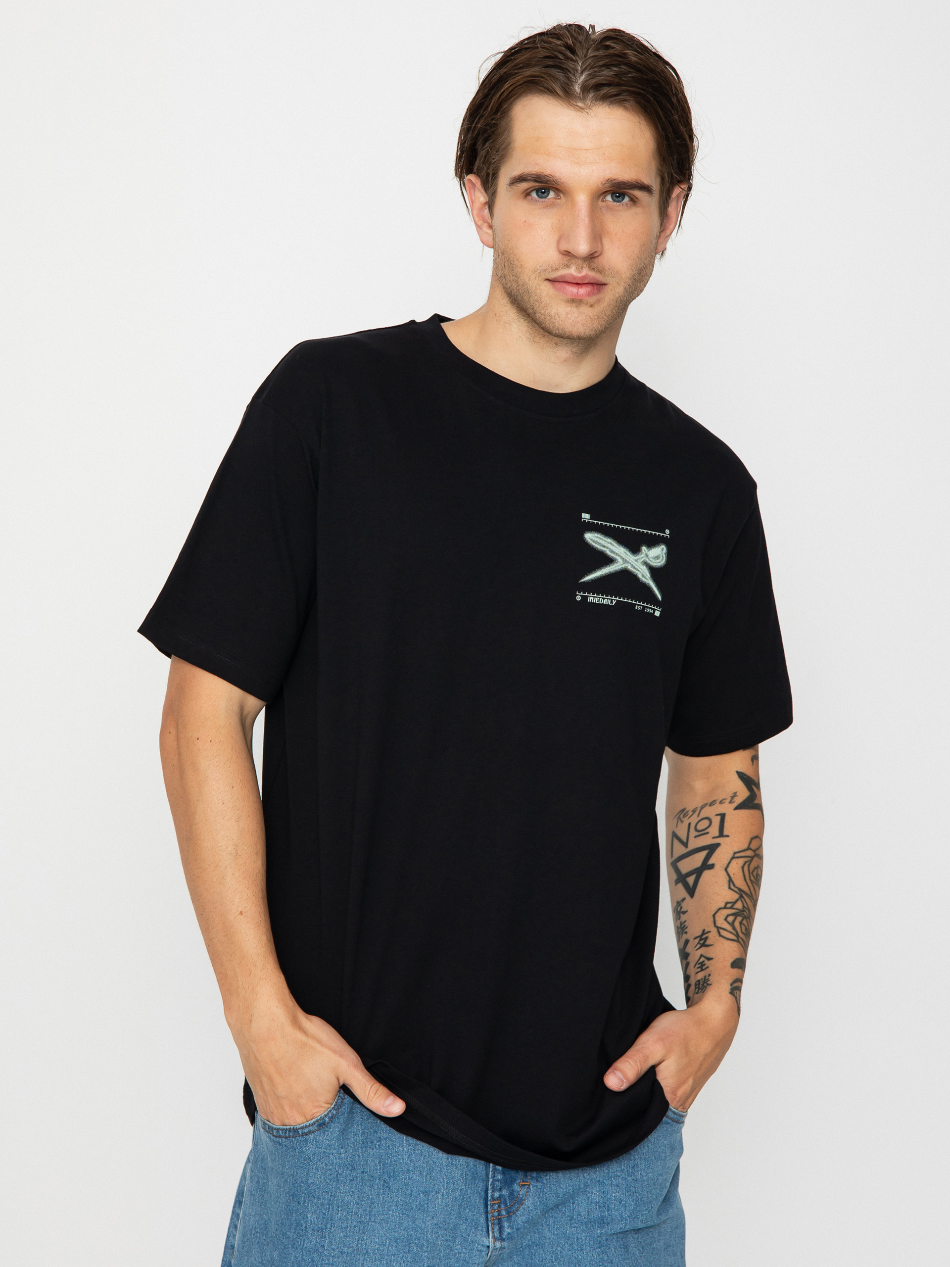 T-shirt Iriedaily Rayfinger (black)