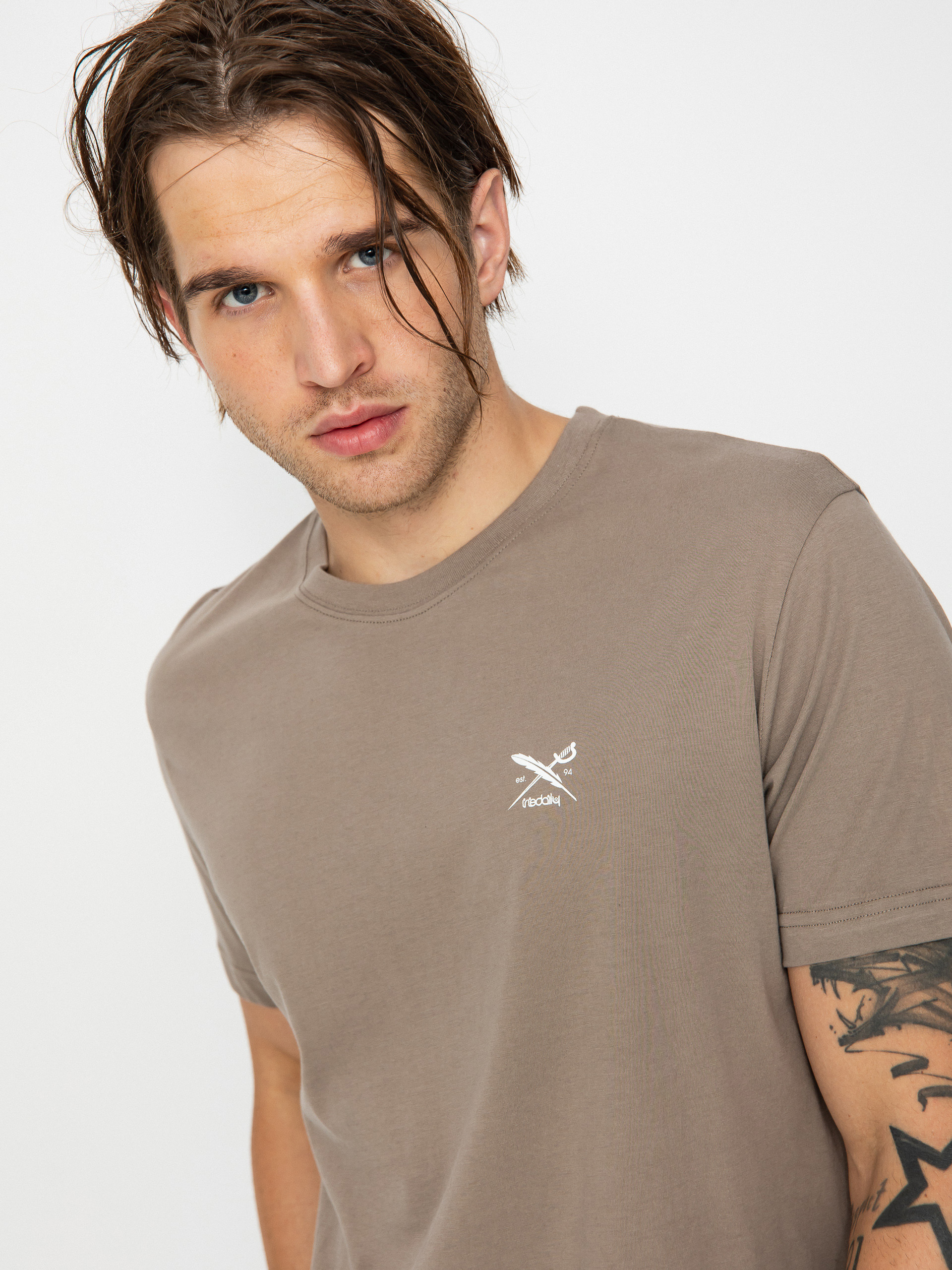 T-shirt Iriedaily Chestflag (clay)