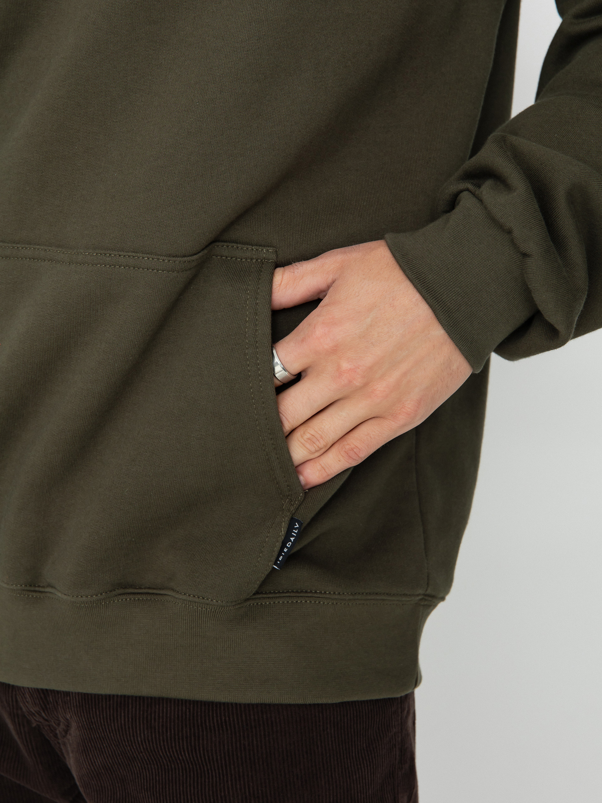 Bluza z kapturem Iriedaily Peaceride HD (d olive)