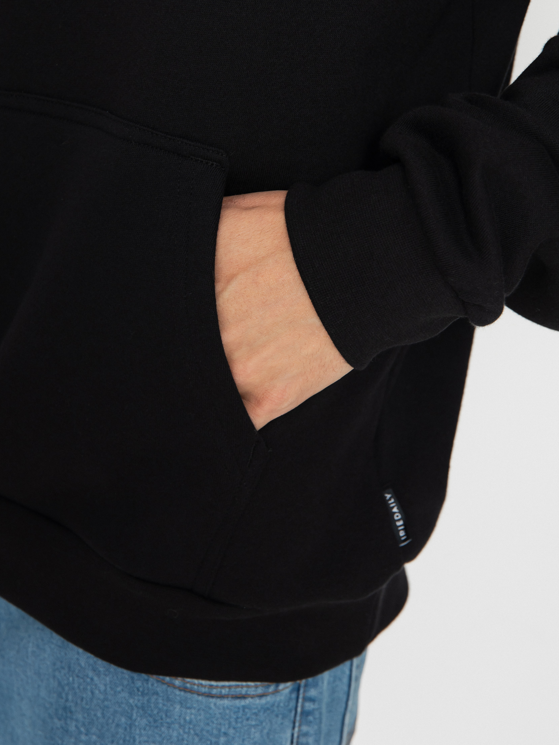 Bluza z kapturem Iriedaily Rayfinger HD (black)