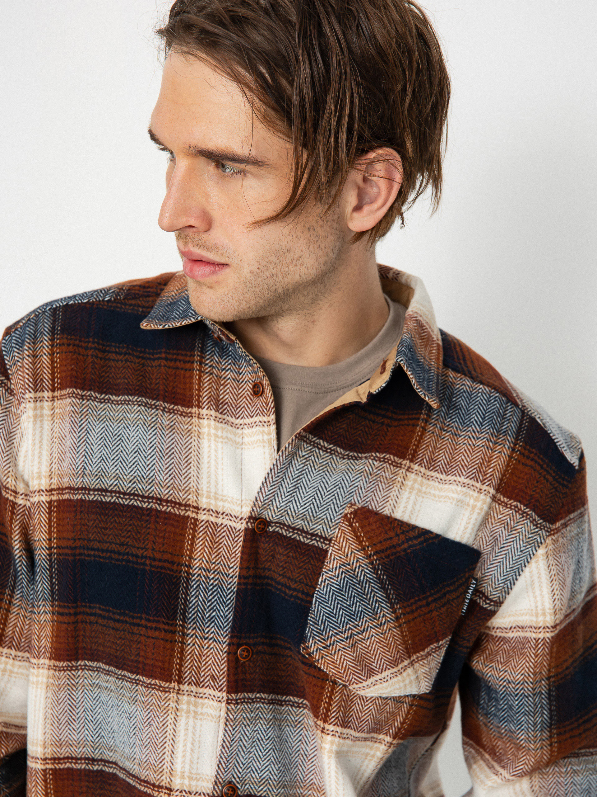 Koszula Iriedaily Young Fella (navy brown)