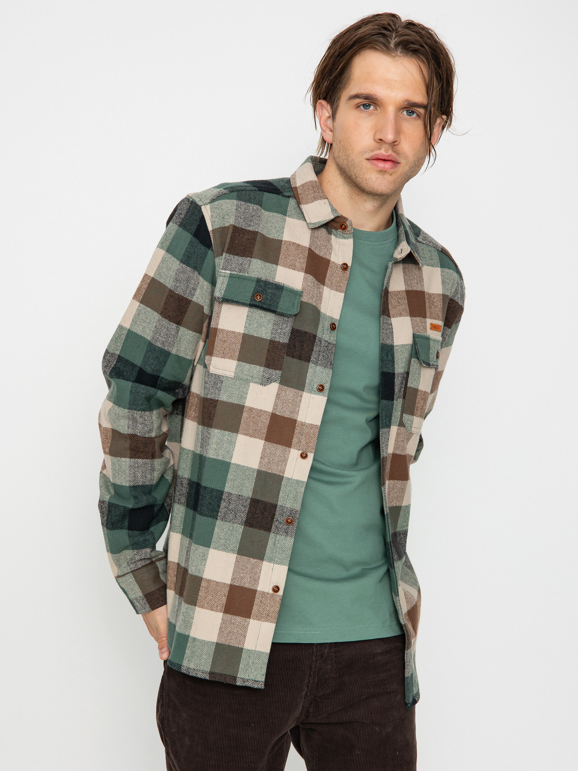 Koszula Iriedaily Lumber Fella (jungle green)