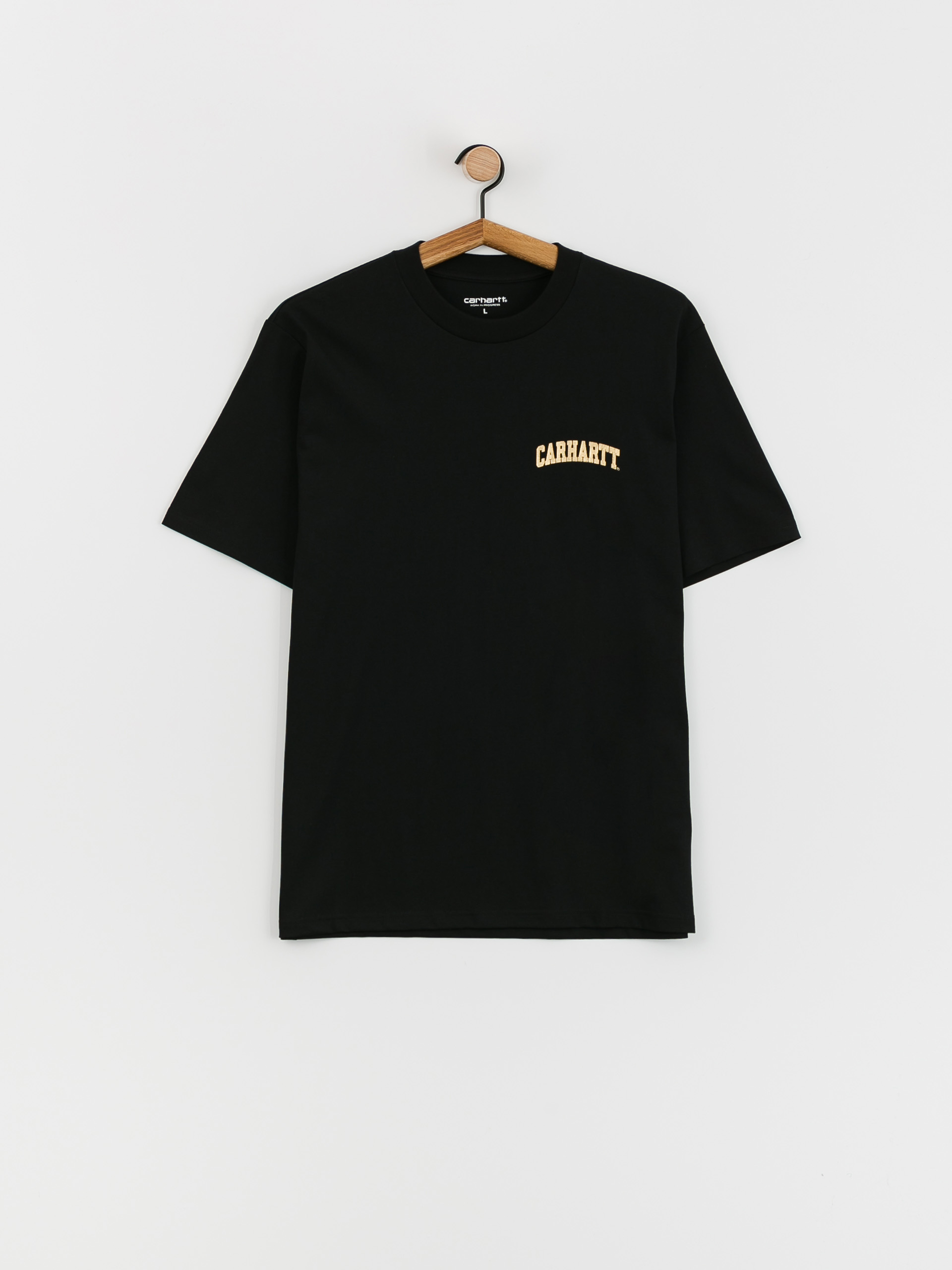 T-shirt Carhartt WIP University Script (black/gold)