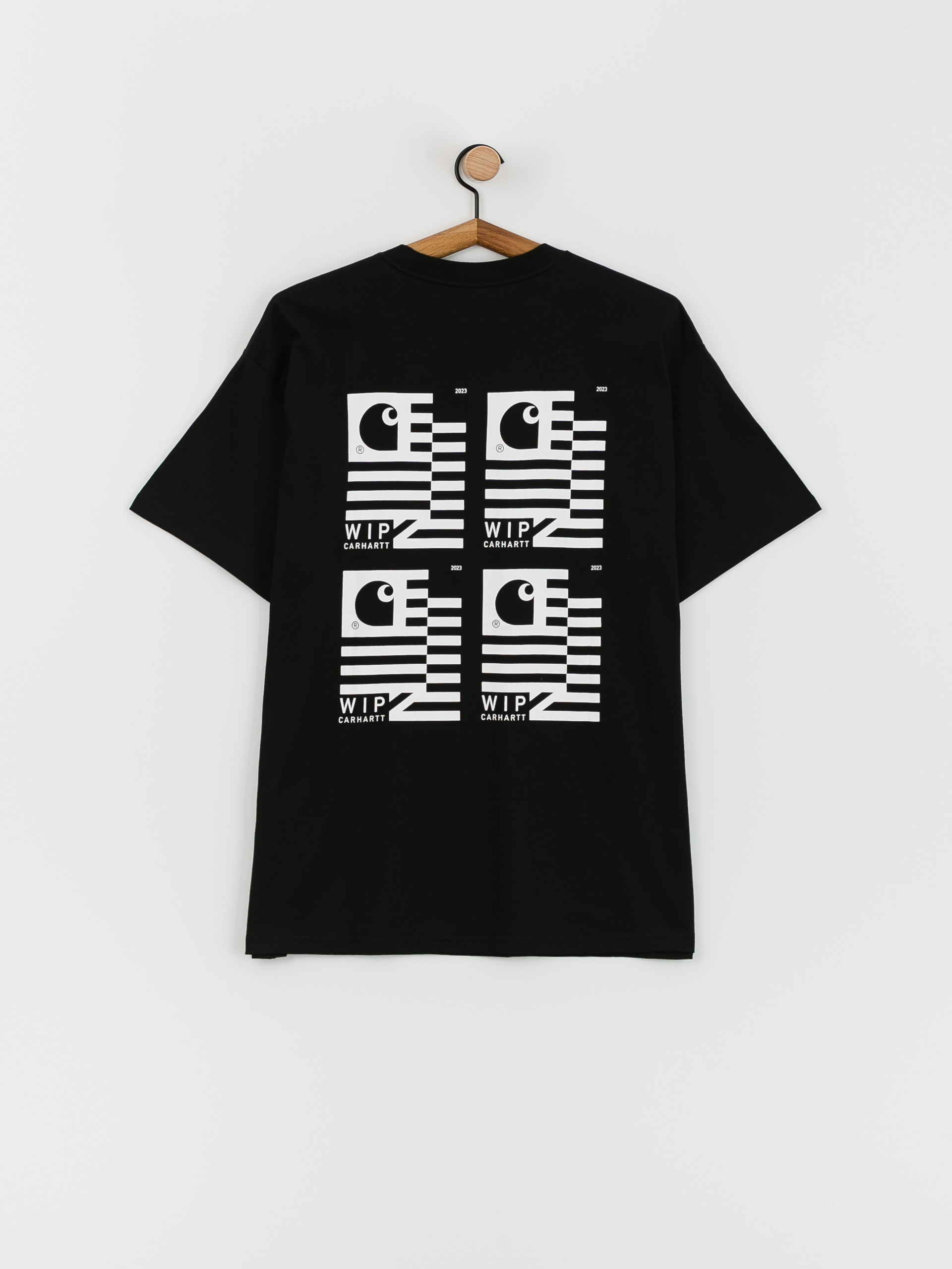 T-shirt Carhartt WIP Stamp State (black/white)