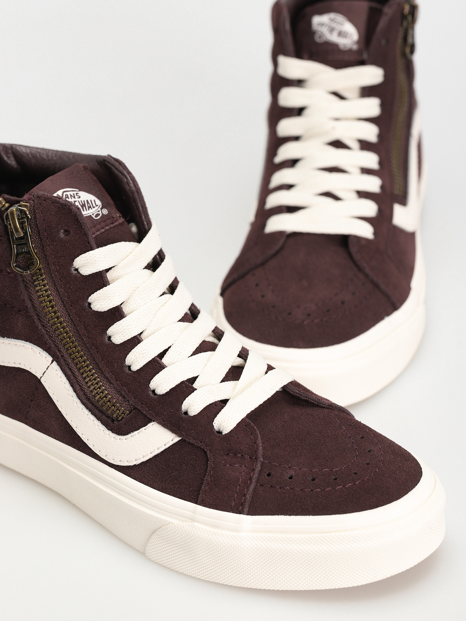 Buty Vans Sk8 Hi Reissue Side Zip (cozy hug dark brown)