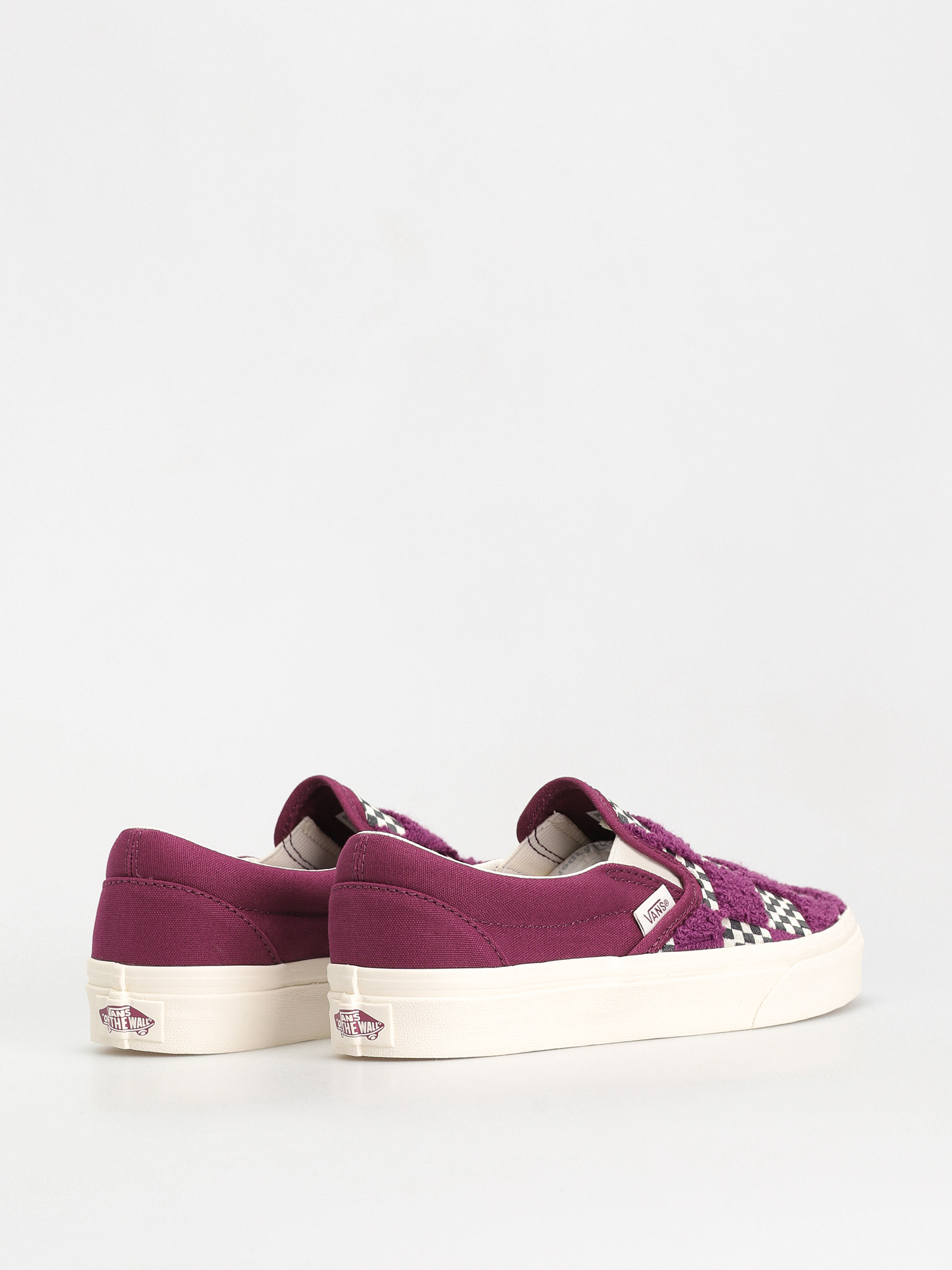 Buty Vans Classic Slip On (tufted check dark purple)