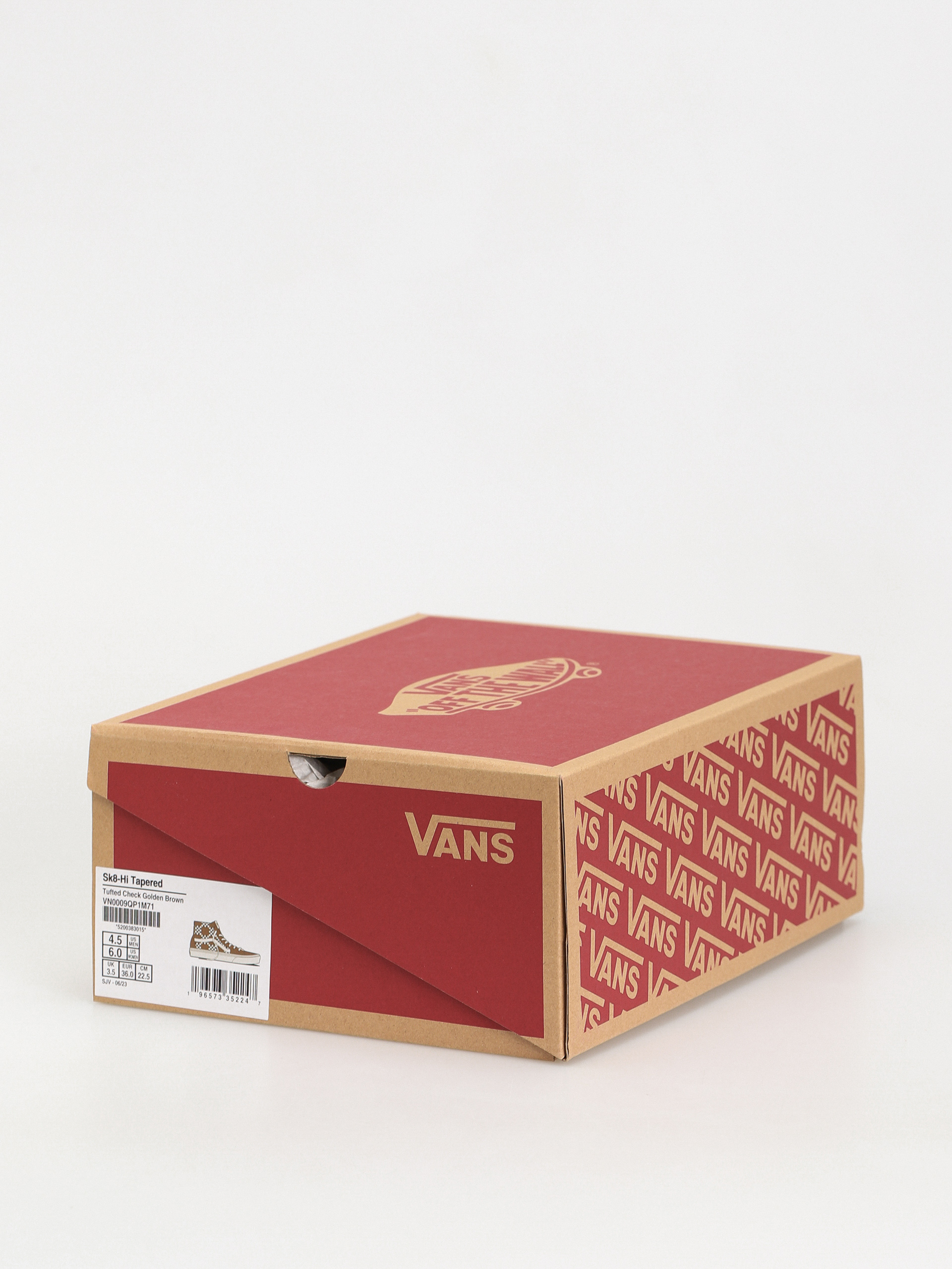 Buty Vans Sk8 Hi Tapered (tufted check golden brown)