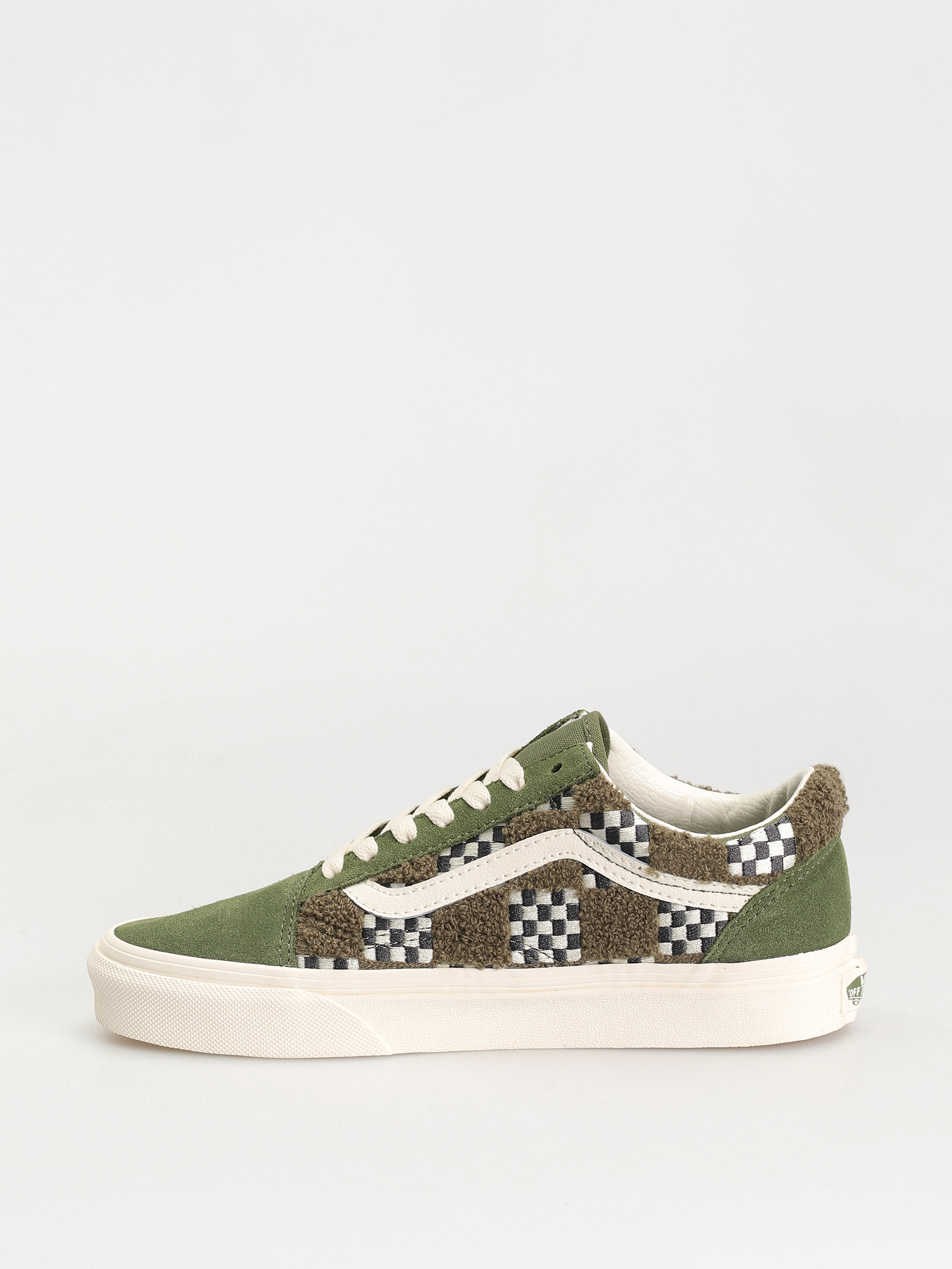Buty Vans Old Skool (tufted check loden green)