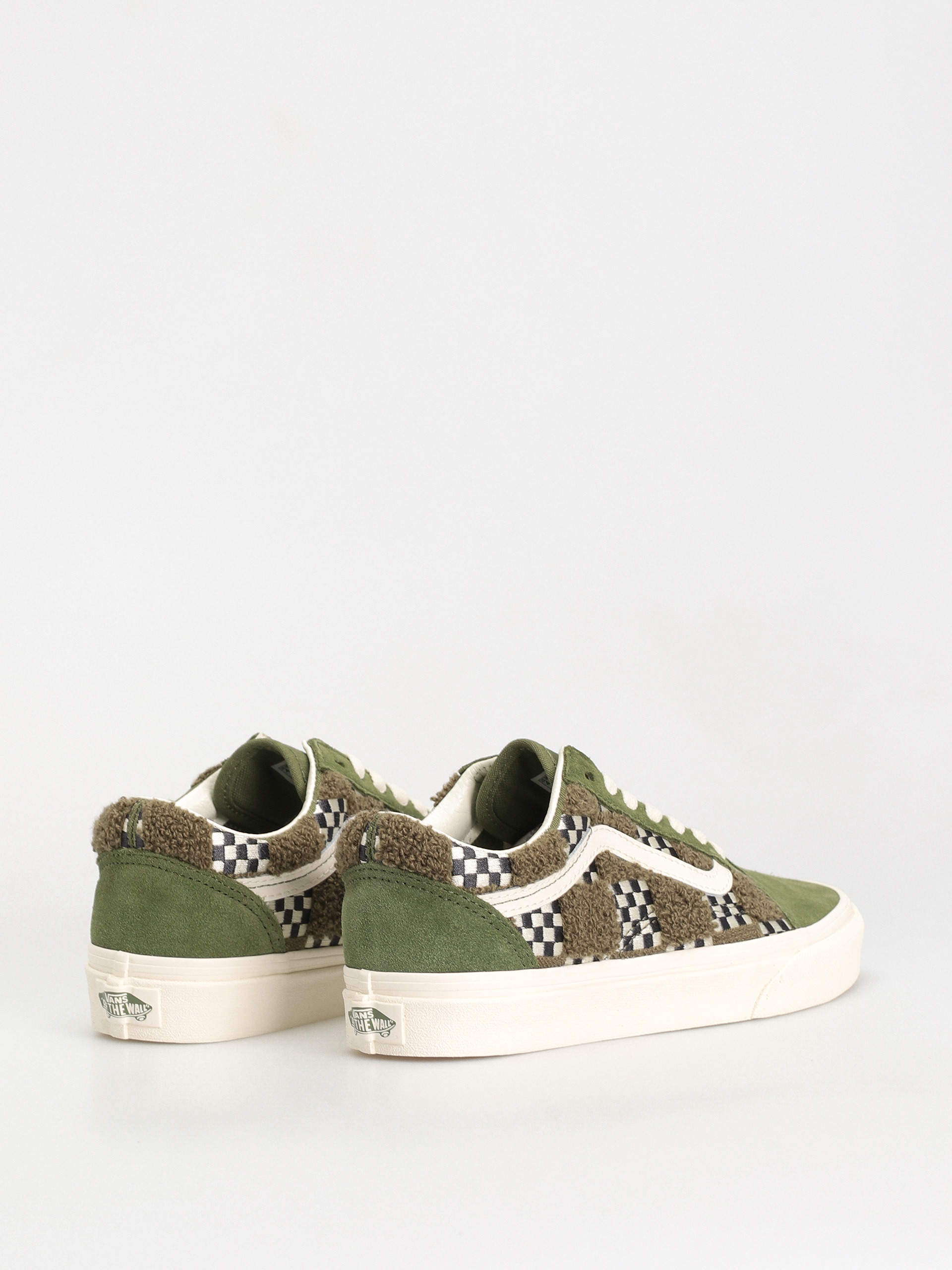 Buty Vans Old Skool (tufted check loden green)