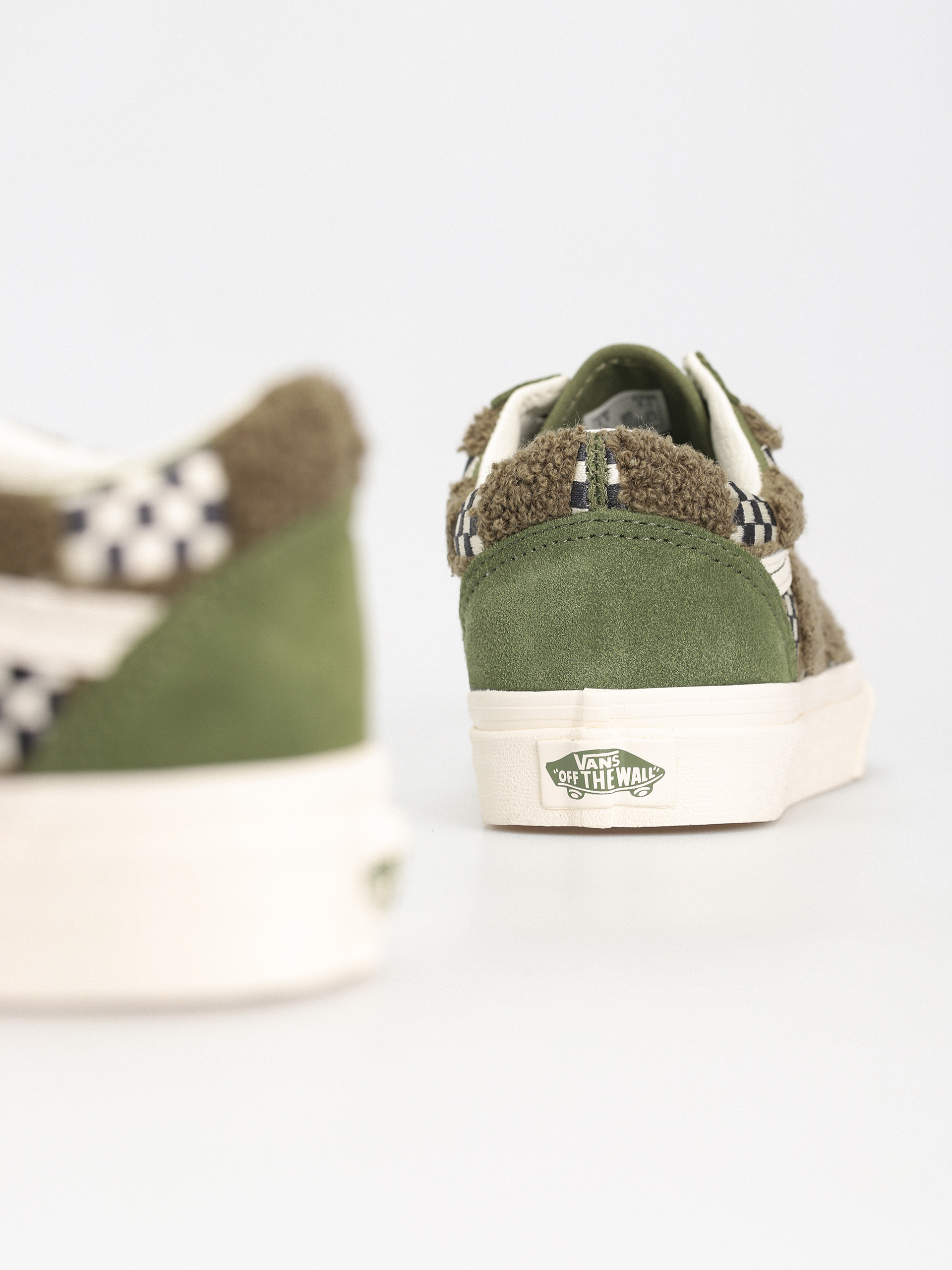Buty Vans Old Skool (tufted check loden green)