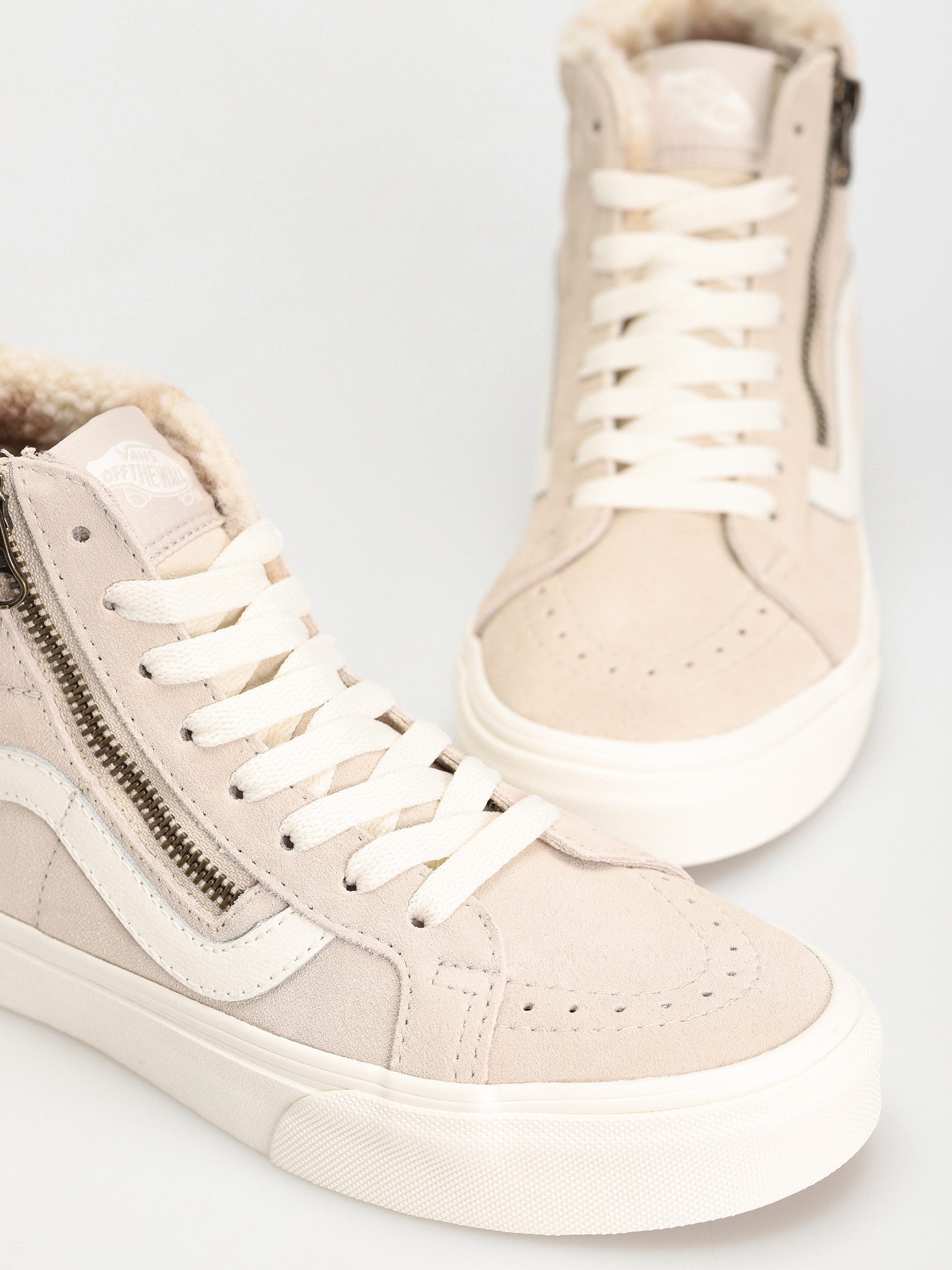 Buty Vans Sk8 Hi Reissue Side Zip (cozy hug french oak)