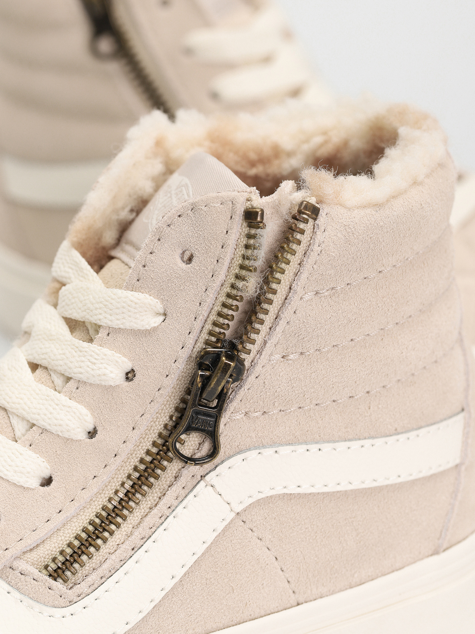 Buty Vans Sk8 Hi Reissue Side Zip (cozy hug french oak)