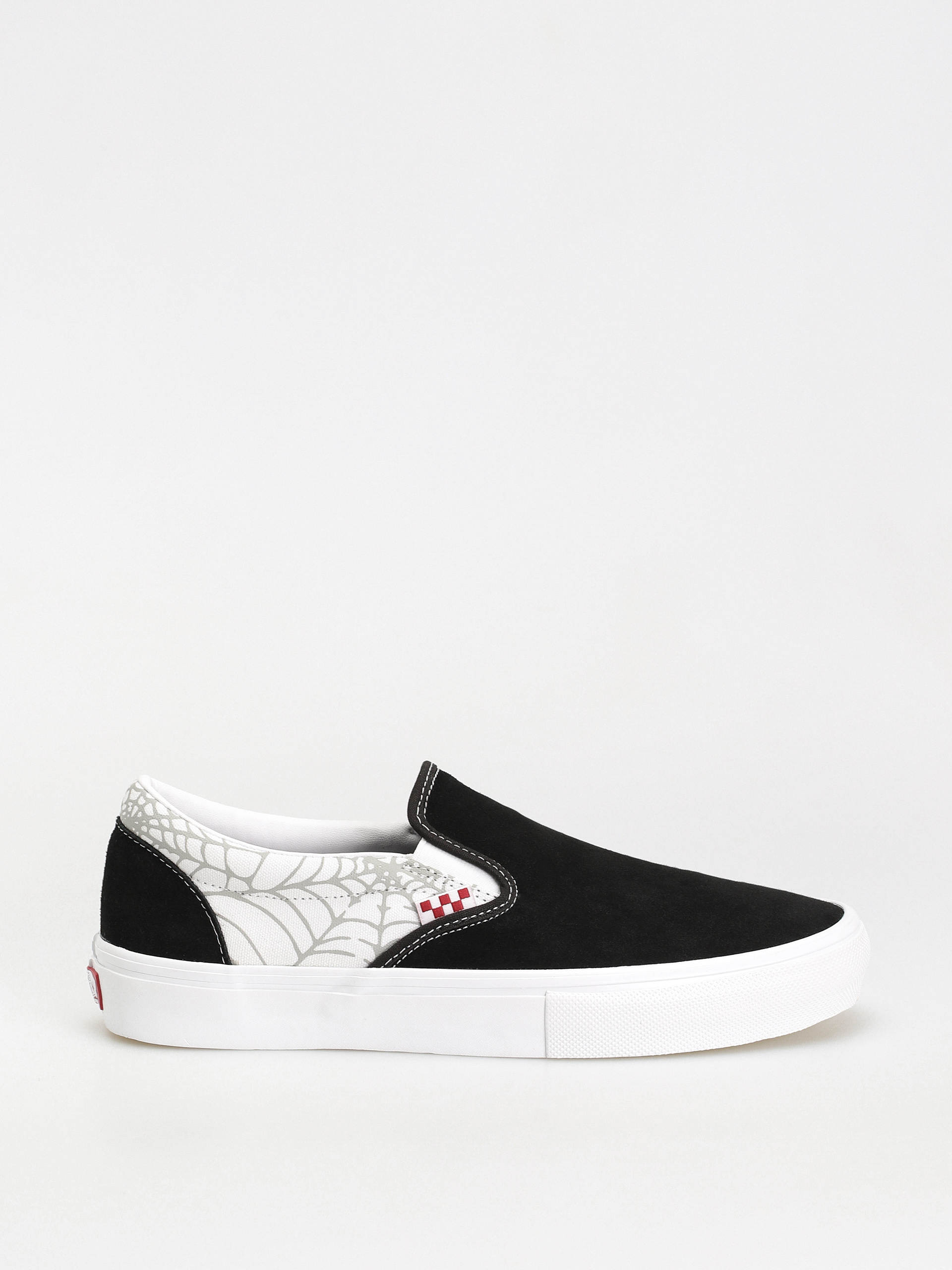 Buty Vans Skate Slip On (black widow spider black/white/red)