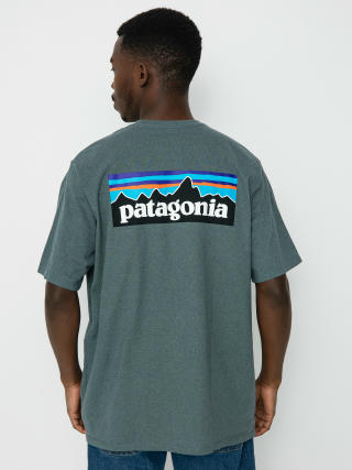 T-shirt Patagonia P 6 Logo Responsibili (nouveau green)