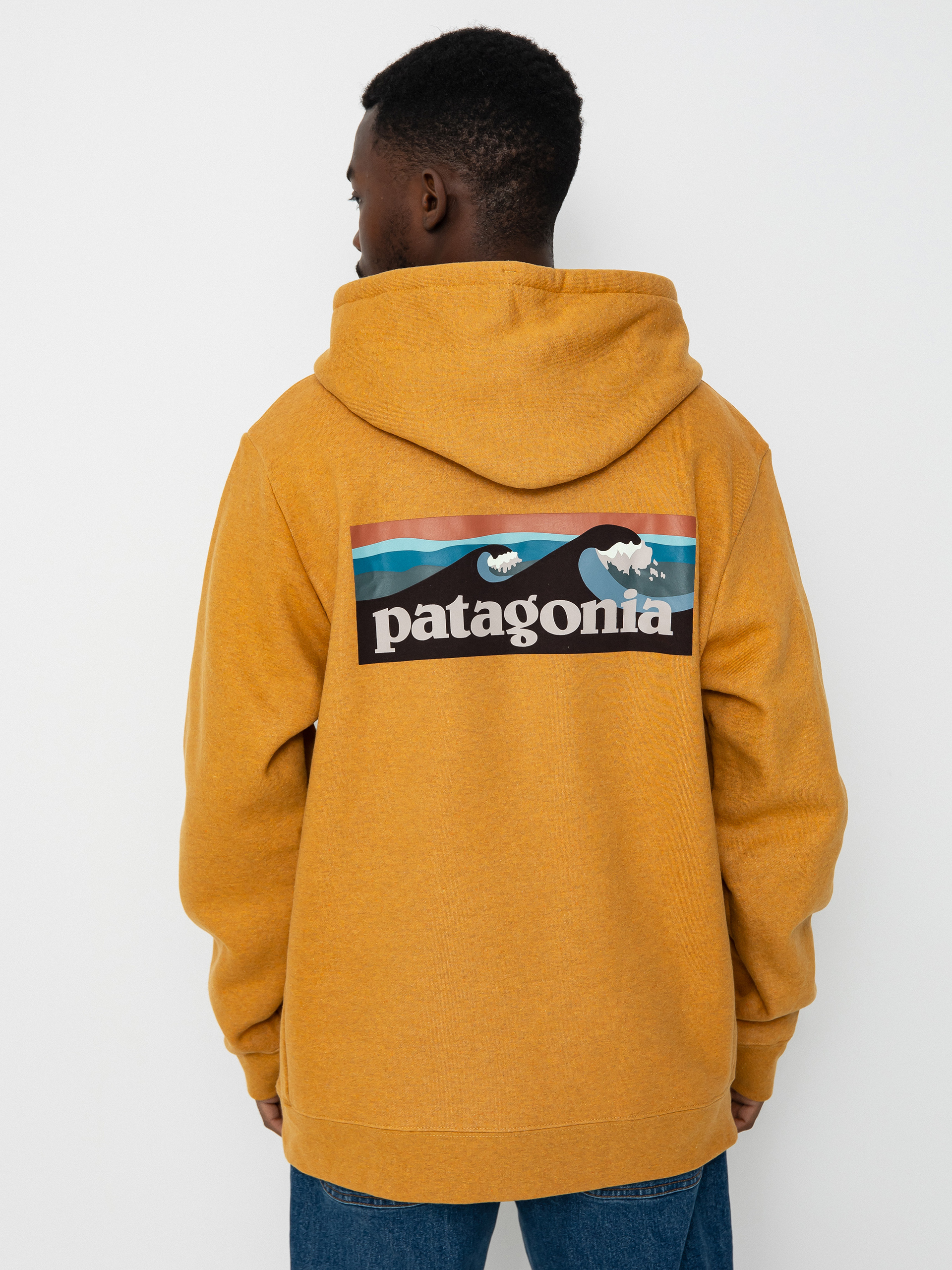 Bluza z kapturem Patagonia Boardshort Logo Uprisal HD (dried mango)