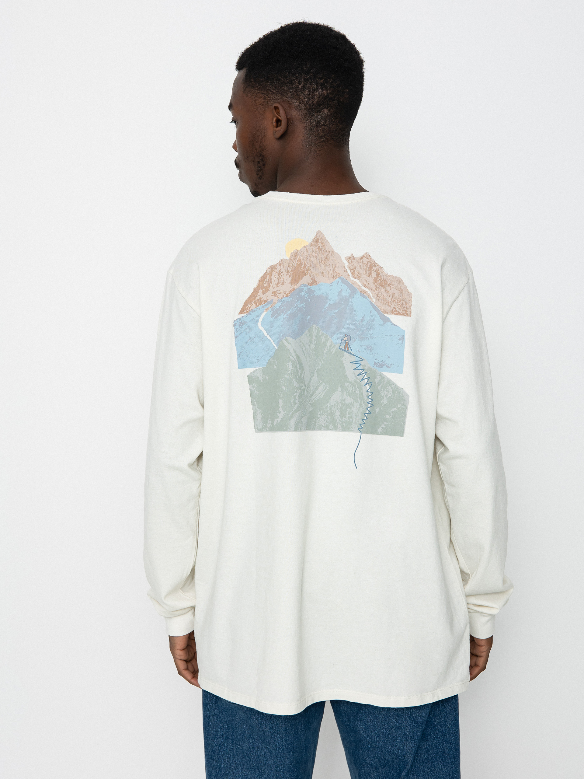 Longsleeve Patagonia Snowstitcher Pocket Responsibili (birch white)
