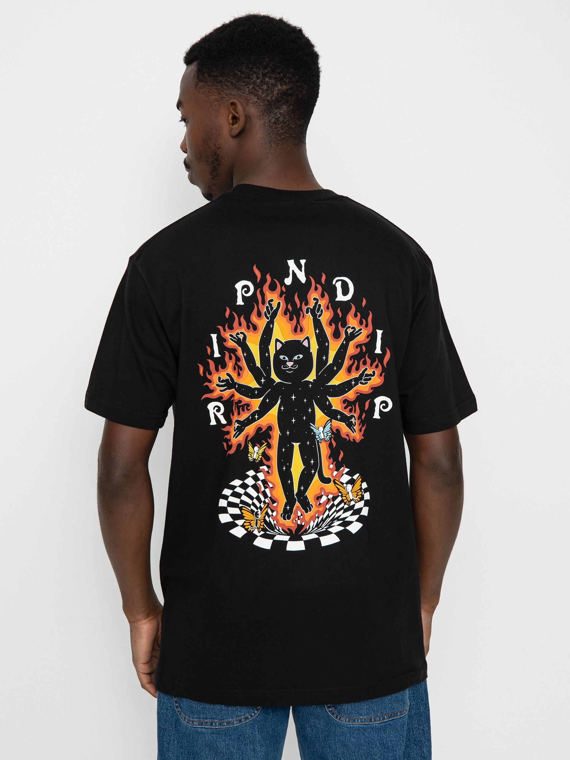 T-shirt RipNDip Illusion Jerm (black)