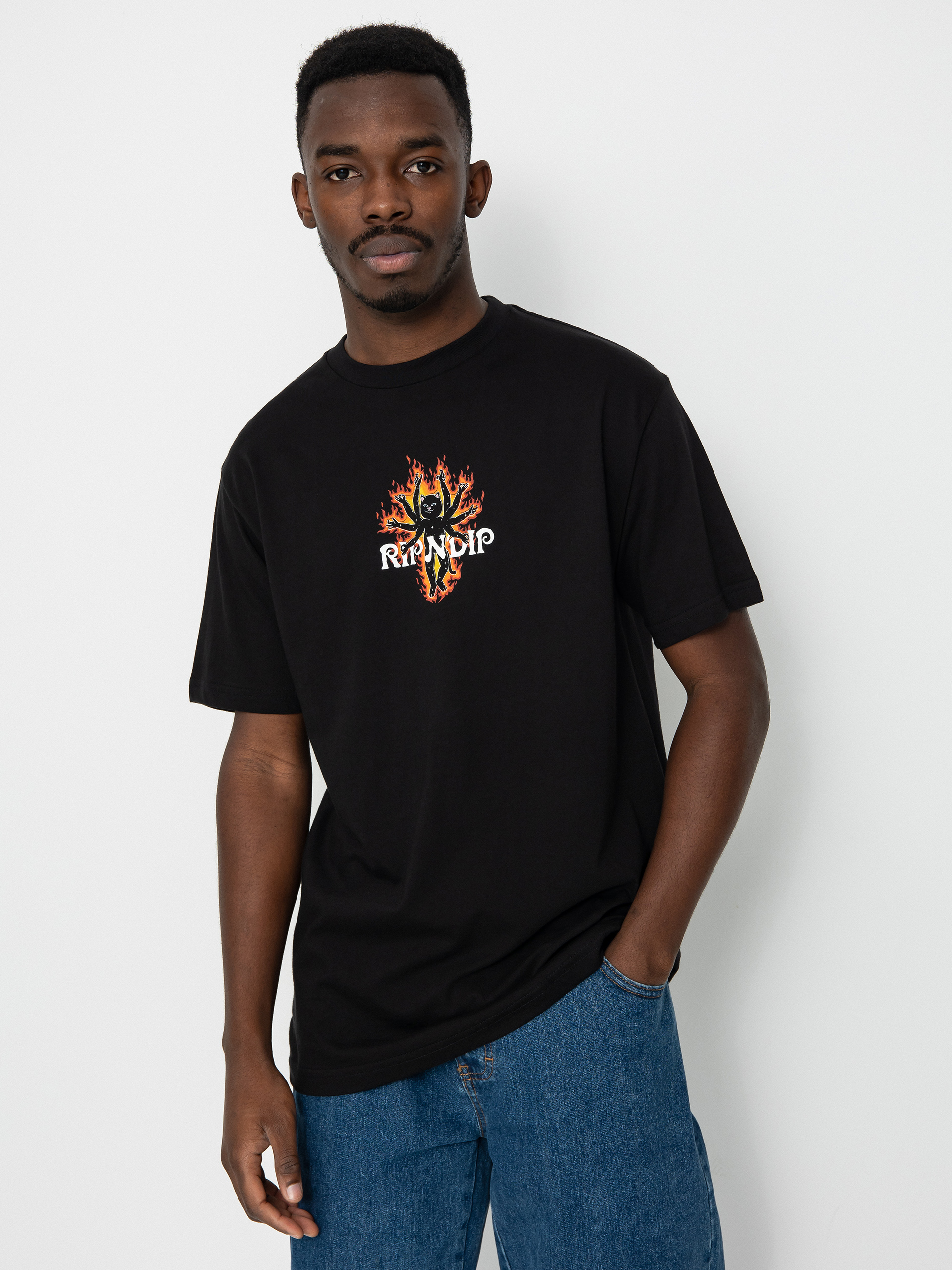 T-shirt RipNDip Illusion Jerm (black)