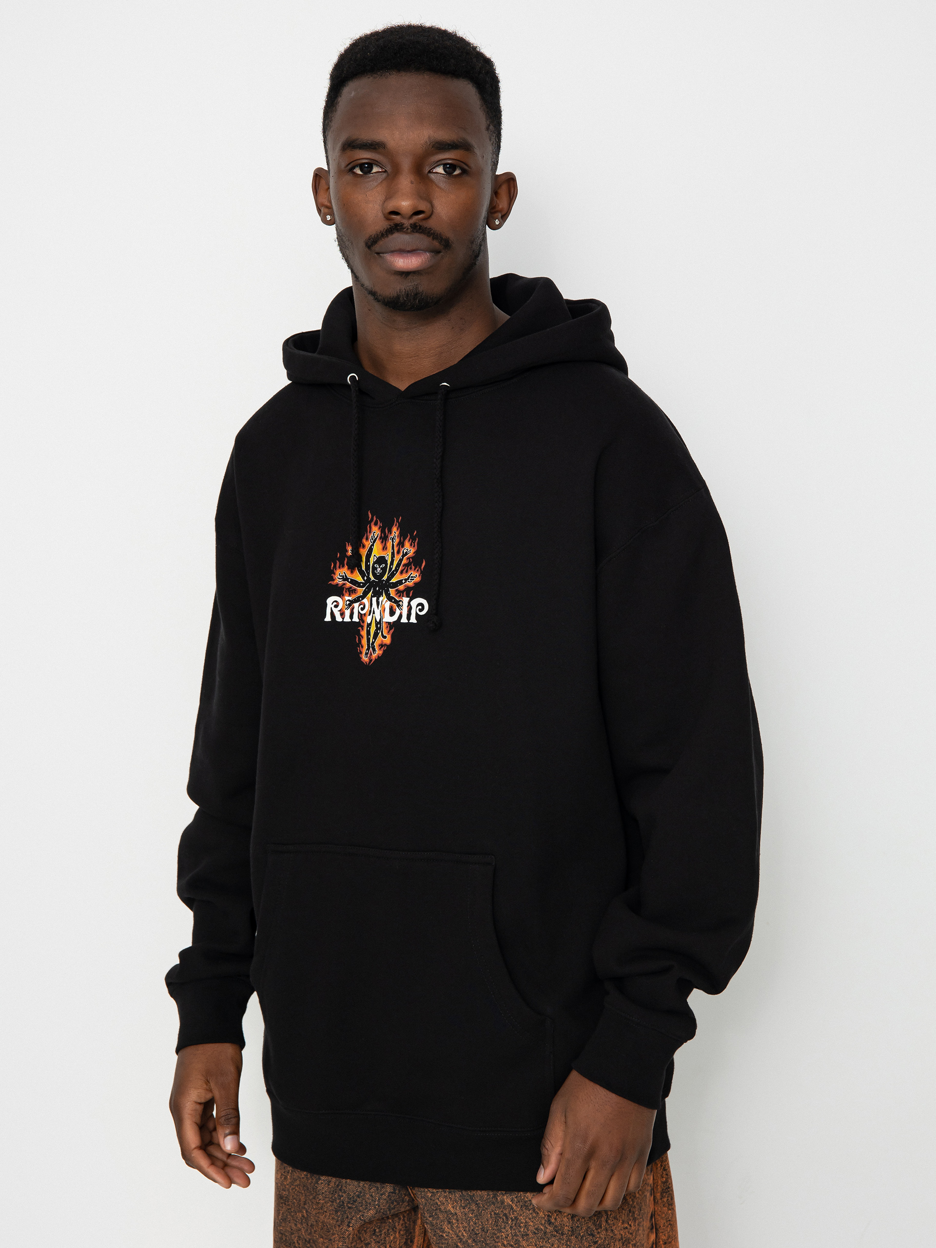Bluza z kapturem RipNDip Illusion Jerm HD (black)