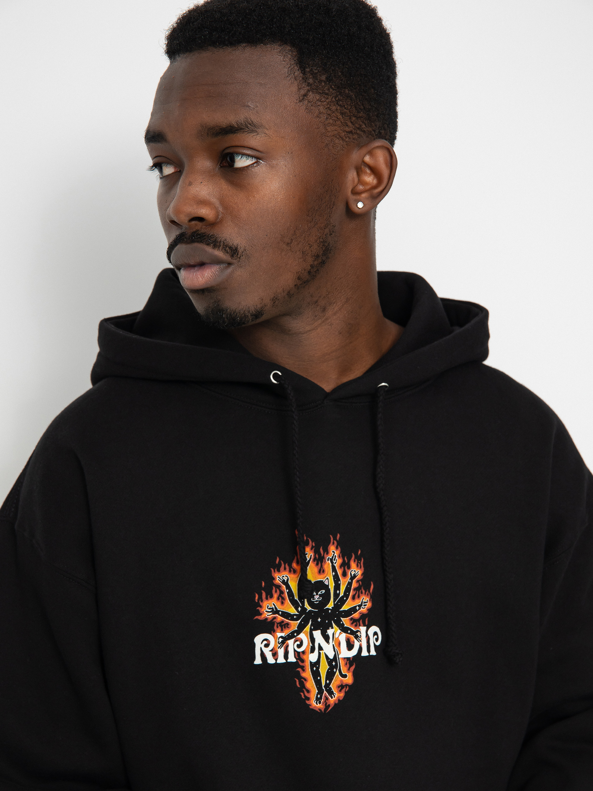 Bluza z kapturem RipNDip Illusion Jerm HD (black)