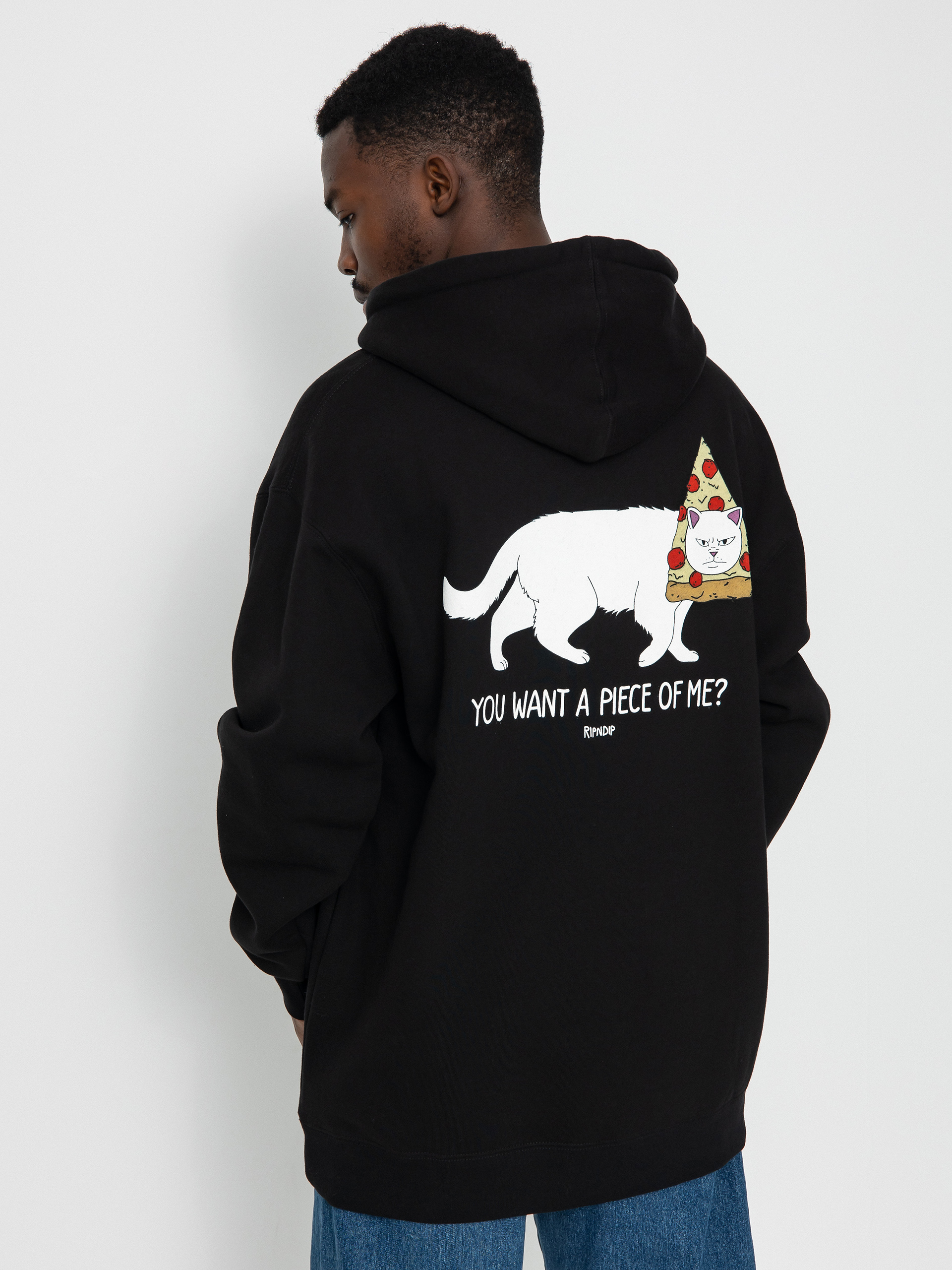 Bluza z kapturem RipNDip Wanna Piece Of Me? HD (black)