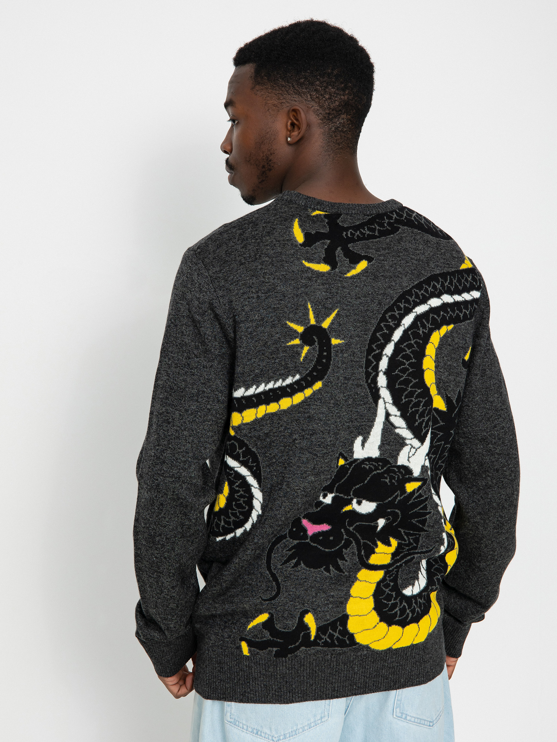 Sweter RipNDip Ryu (black heather)