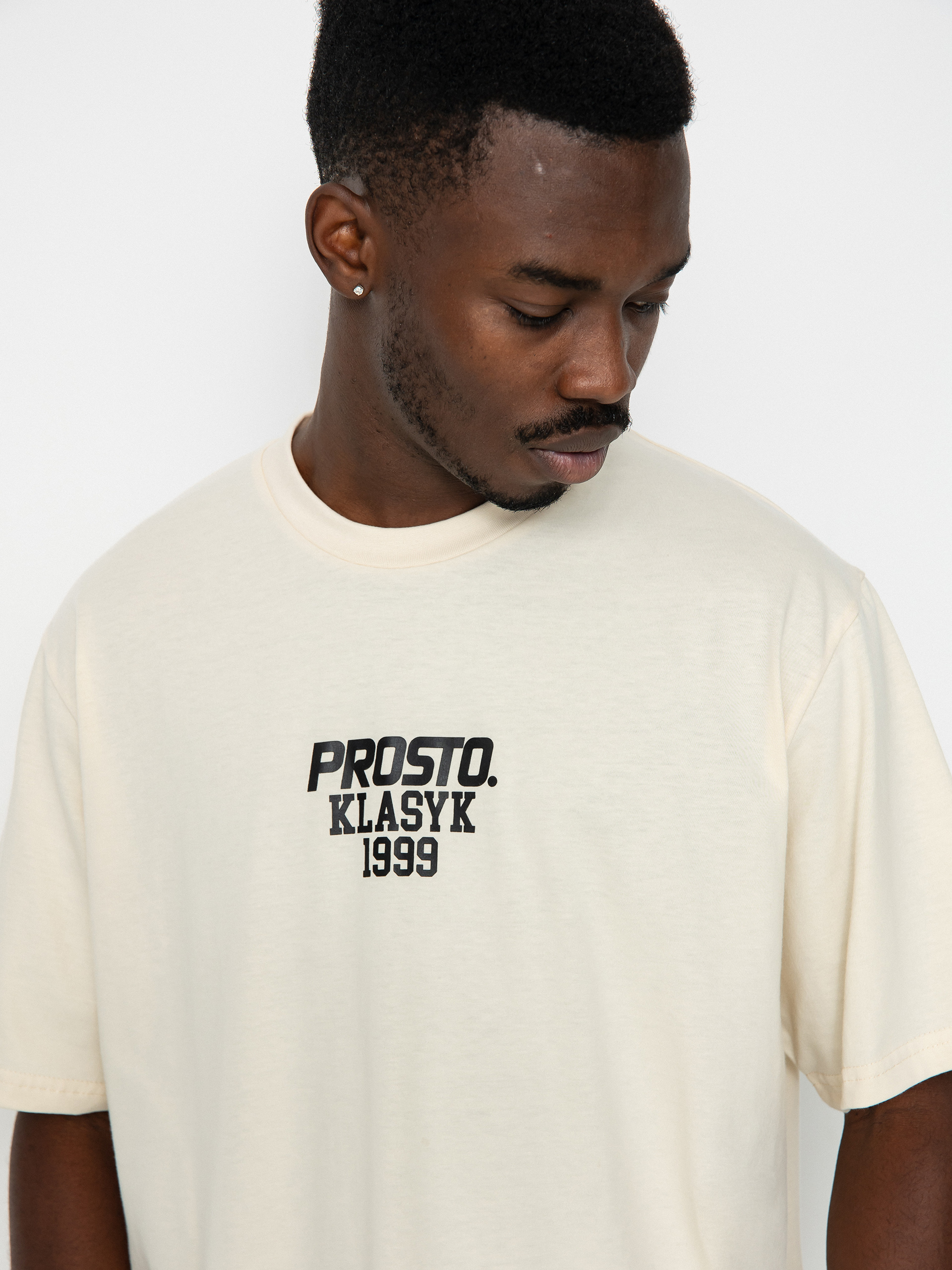 T-shirt Prosto Staples (beige)