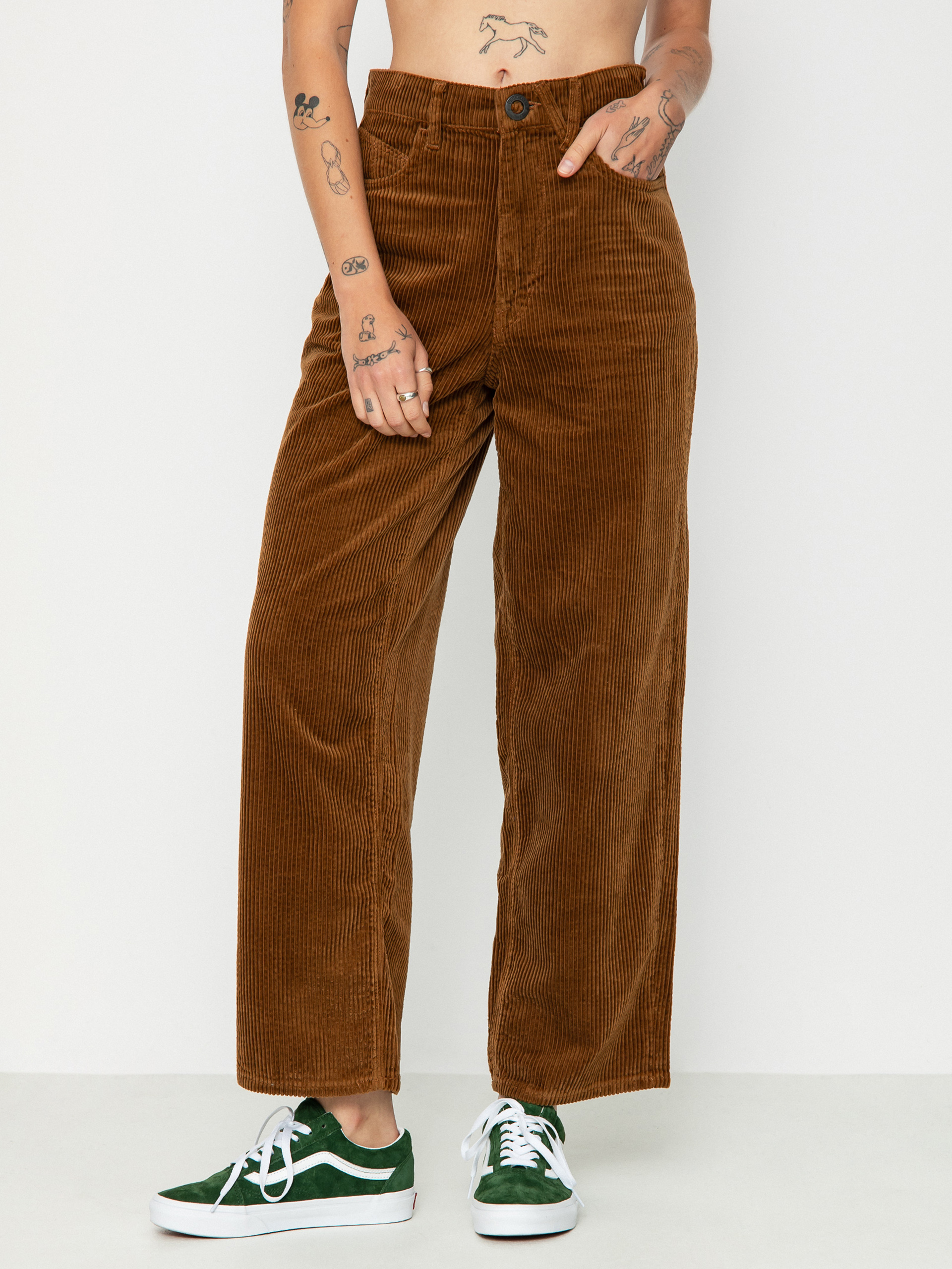 Spodnie Volcom Weellow Cord Wmn (toffee)
