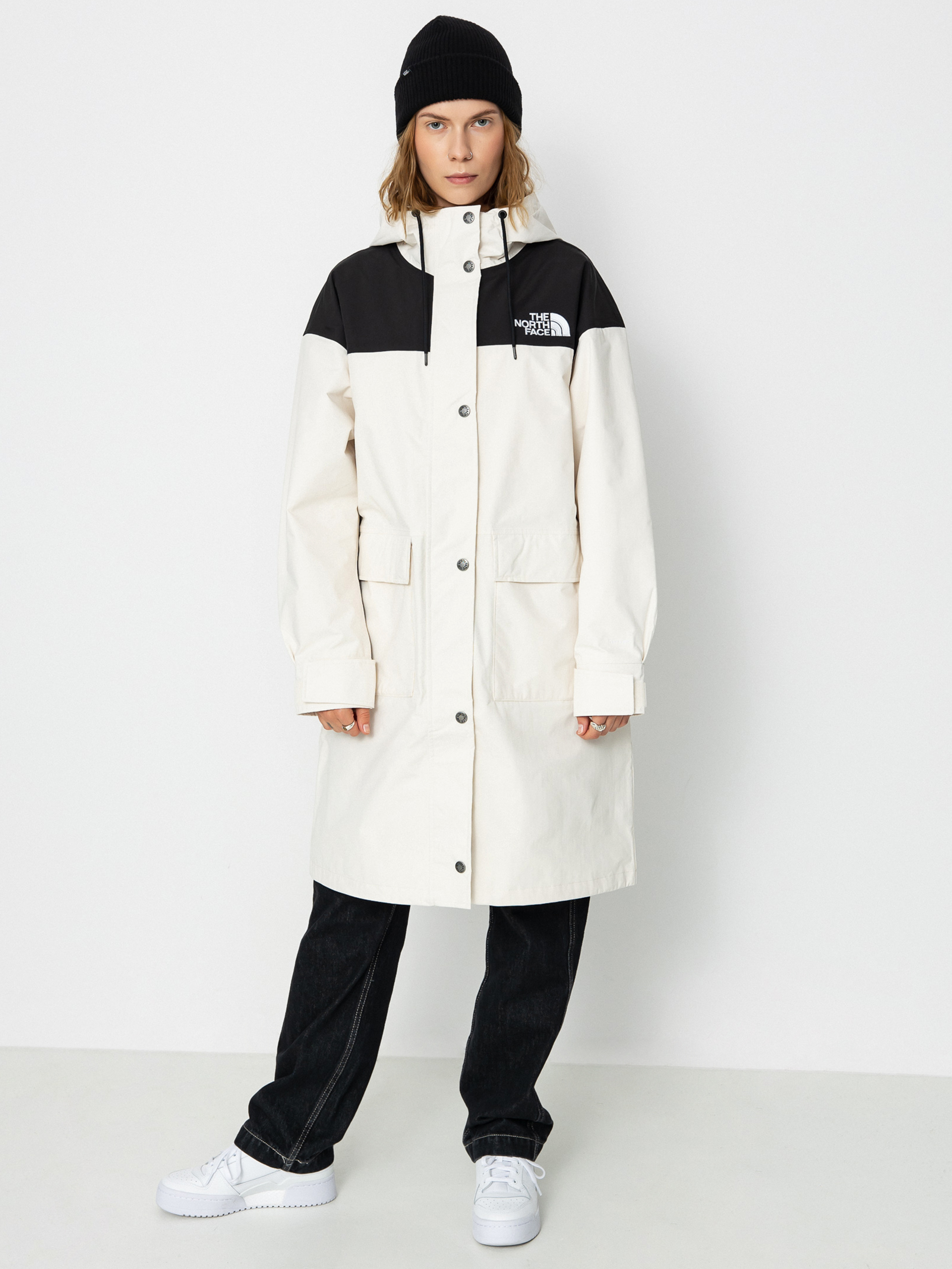 Kurtka The North Face Reign On Parka Wmn (gardenia white/tnf black)