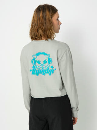 Longsleeve RipNDip Kawaii Nerm Cropped Wmn (grey)