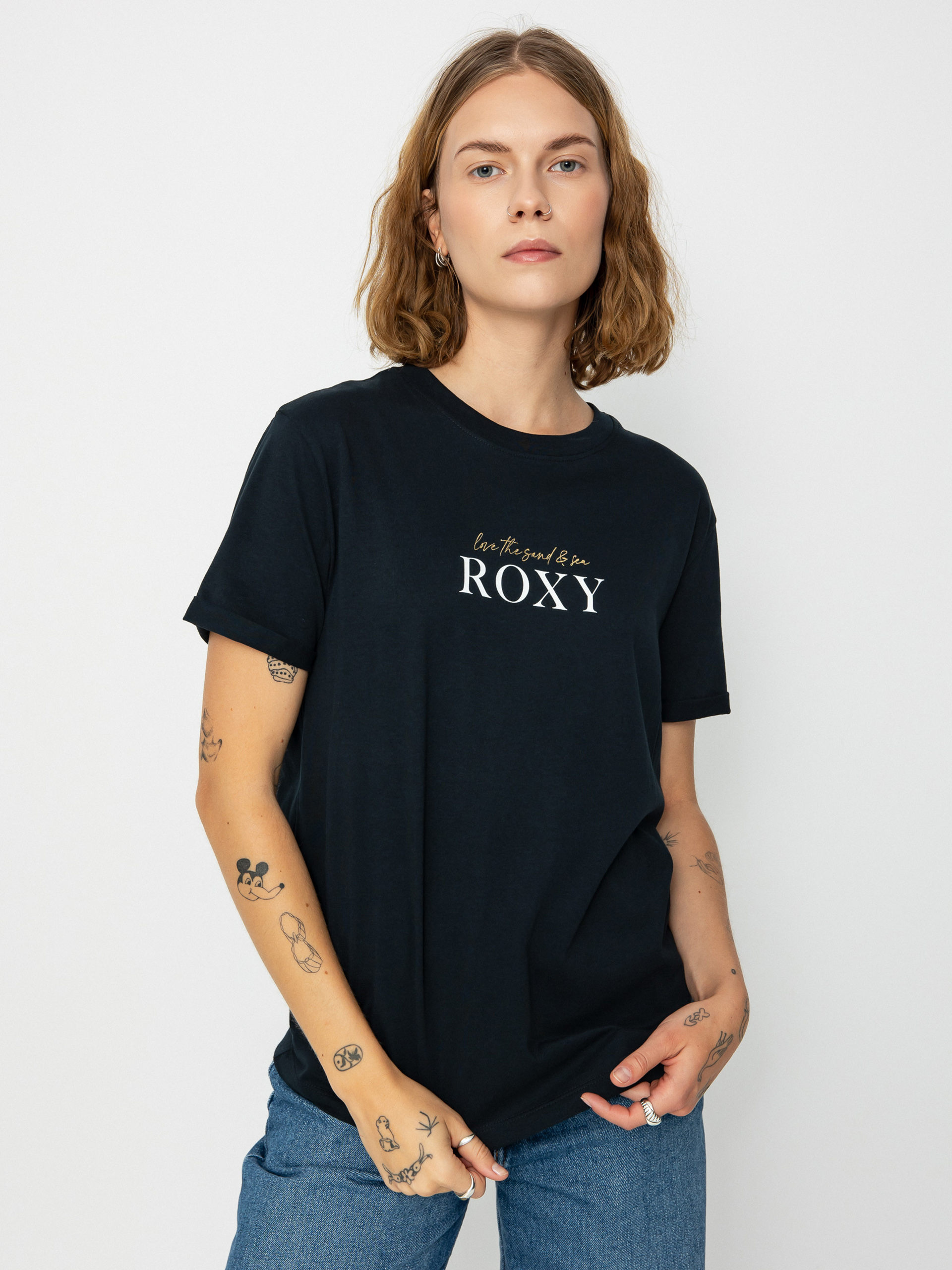 T-shirt Roxy Noon Ocean Wmn (anthracite)