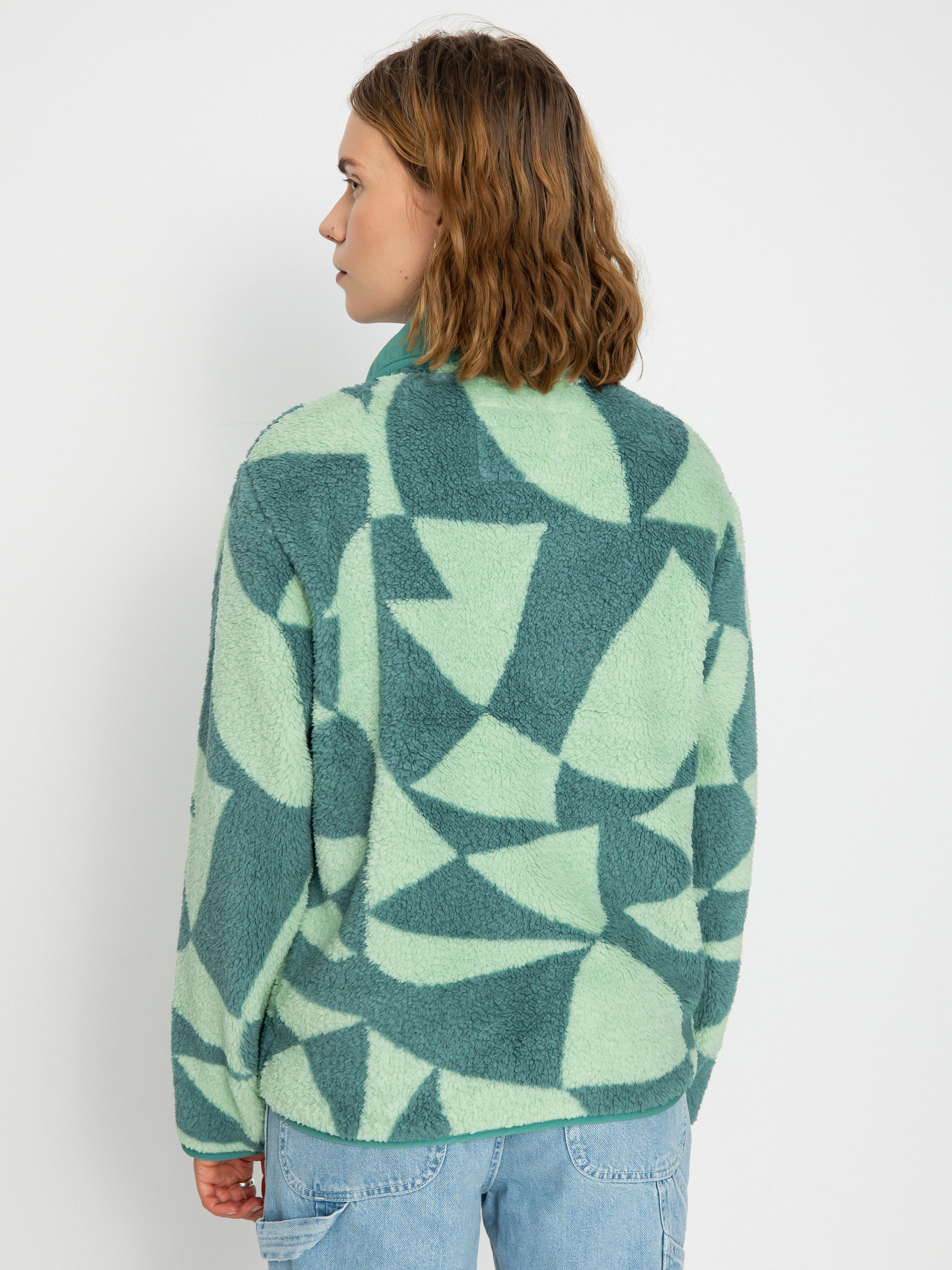 Damski Polar Billabong Switchback Pullover (pine)