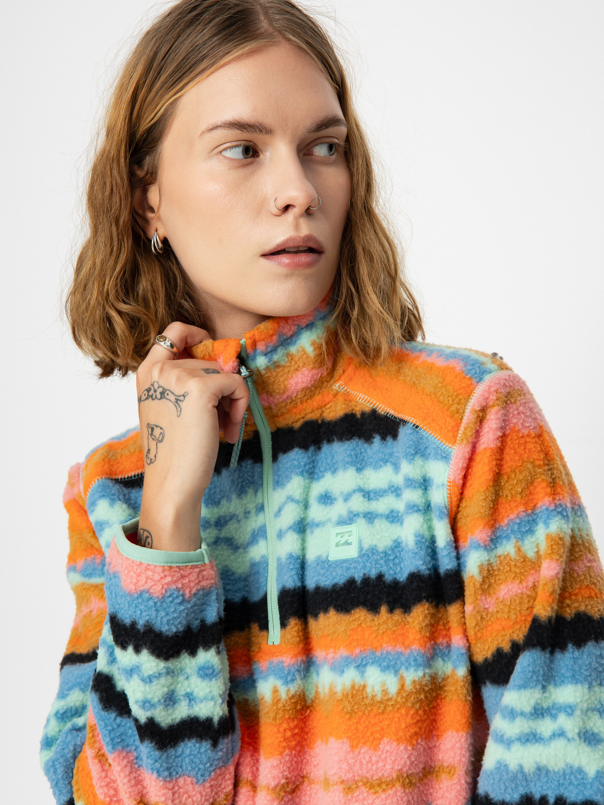 Damski Polar Billabong Boundary Mock 3 (shallow sea)