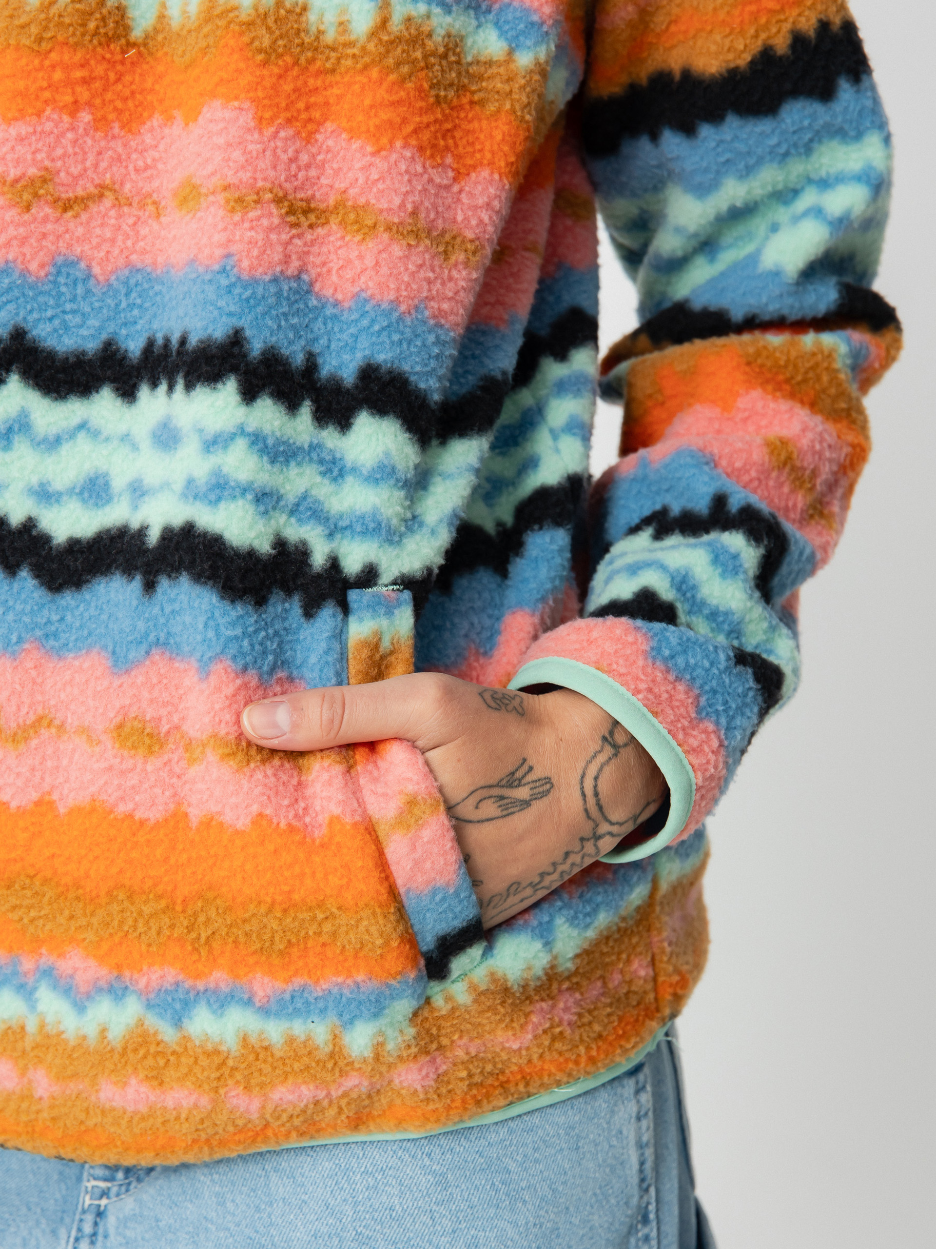 Damski Polar Billabong Boundary Mock 3 (shallow sea)