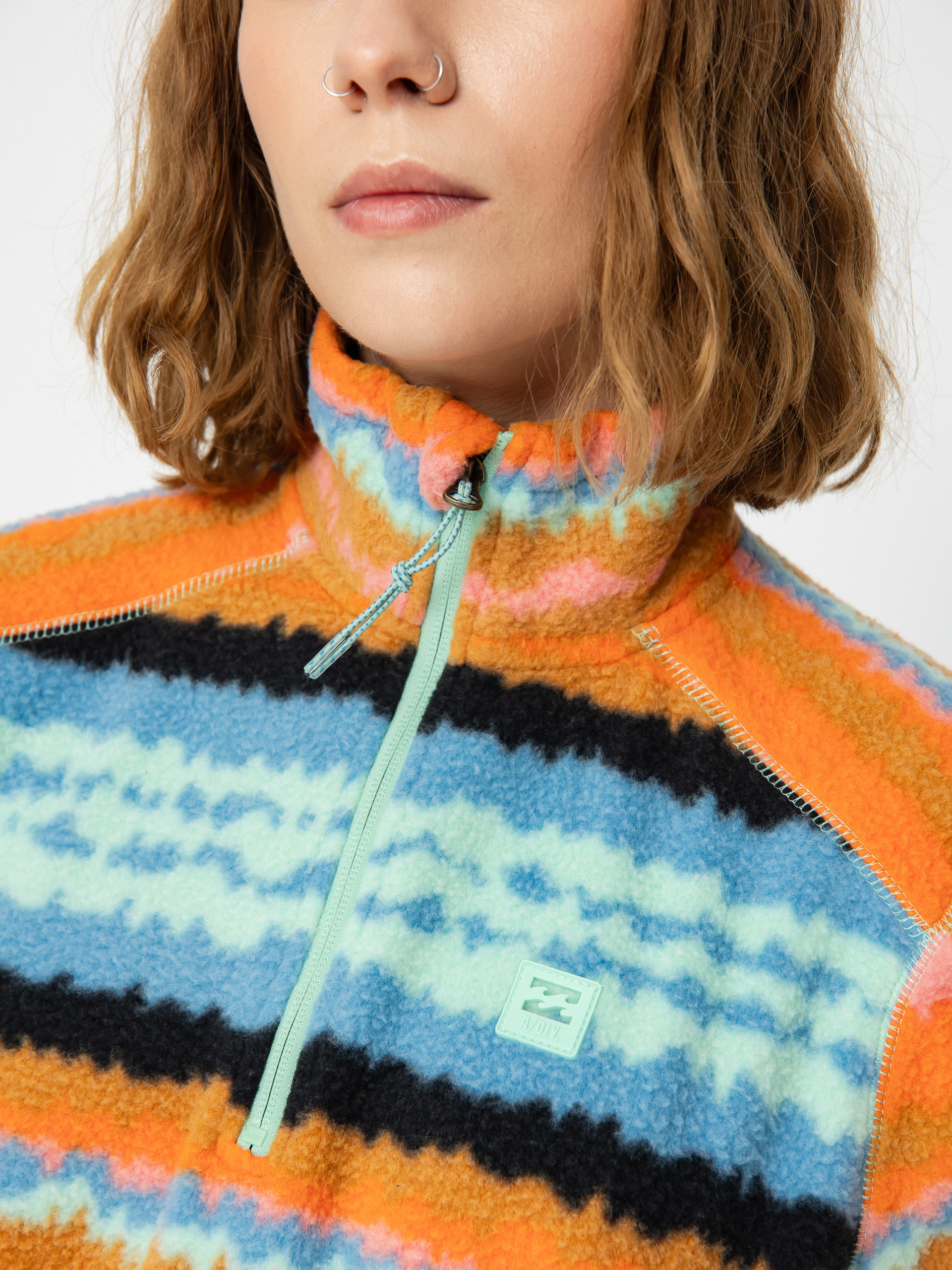 Damski Polar Billabong Boundary Mock 3 (shallow sea)