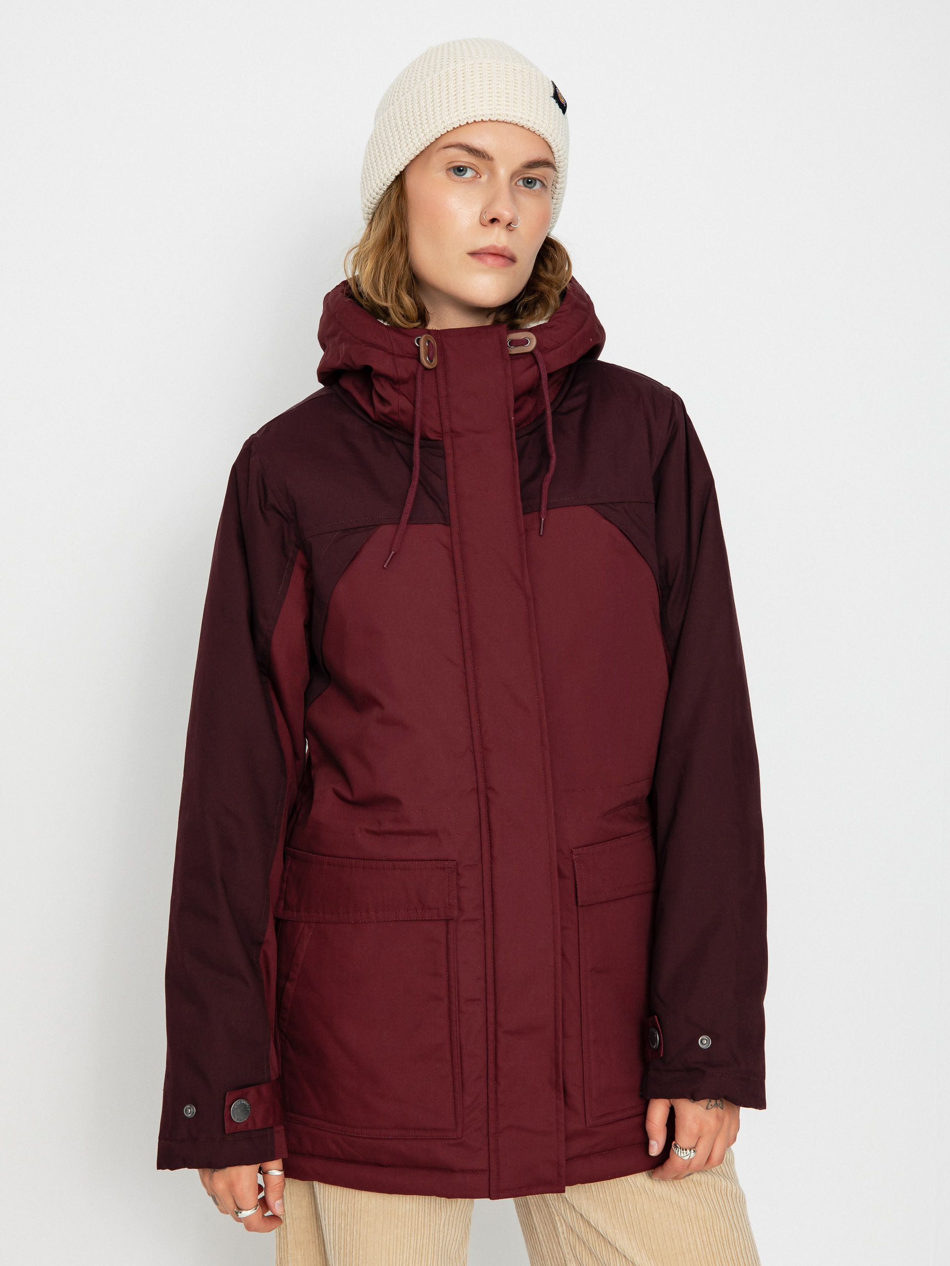 Kurtka Iriedaily Mountie Wmn (maroon)