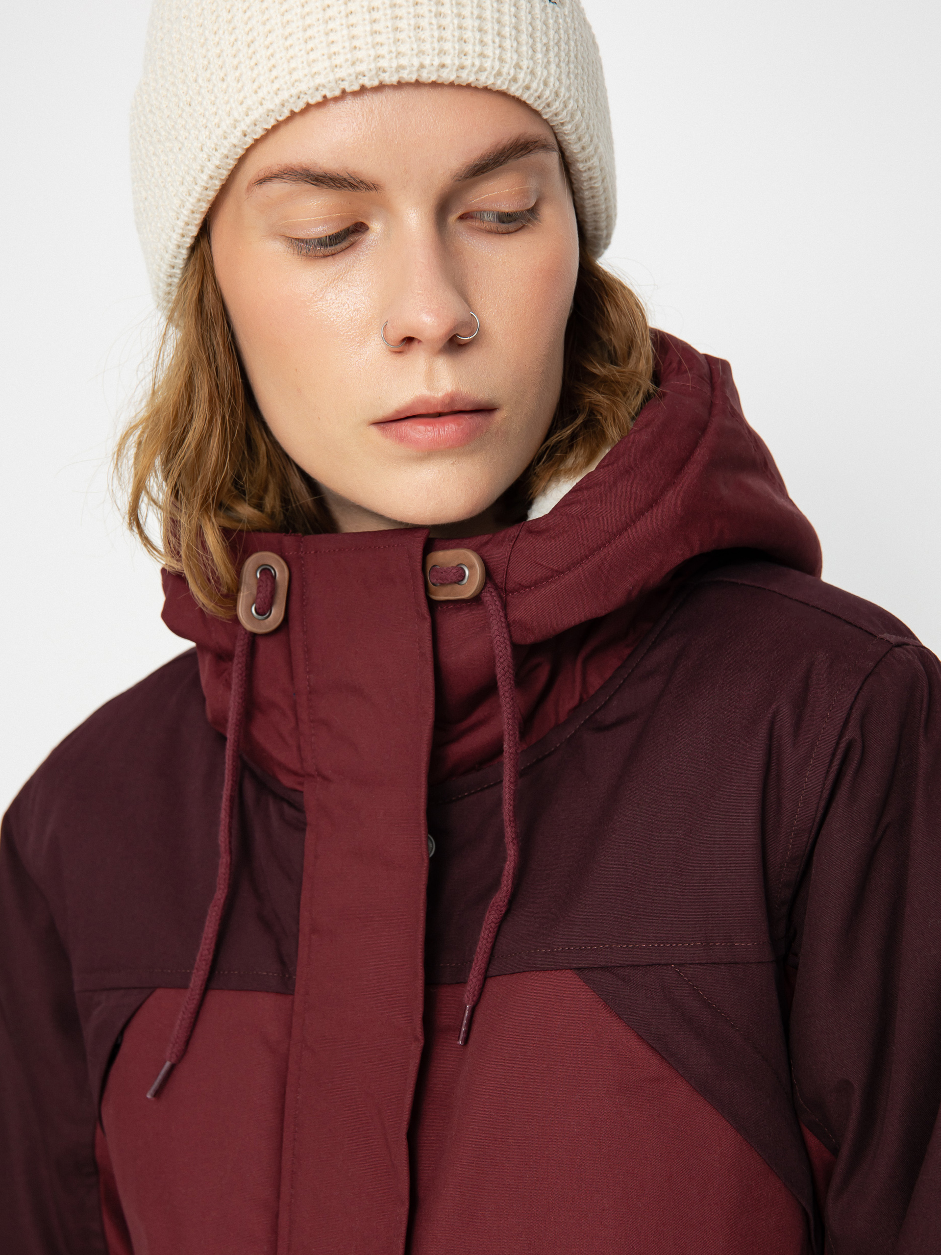 Kurtka Iriedaily Mountie Wmn (maroon)