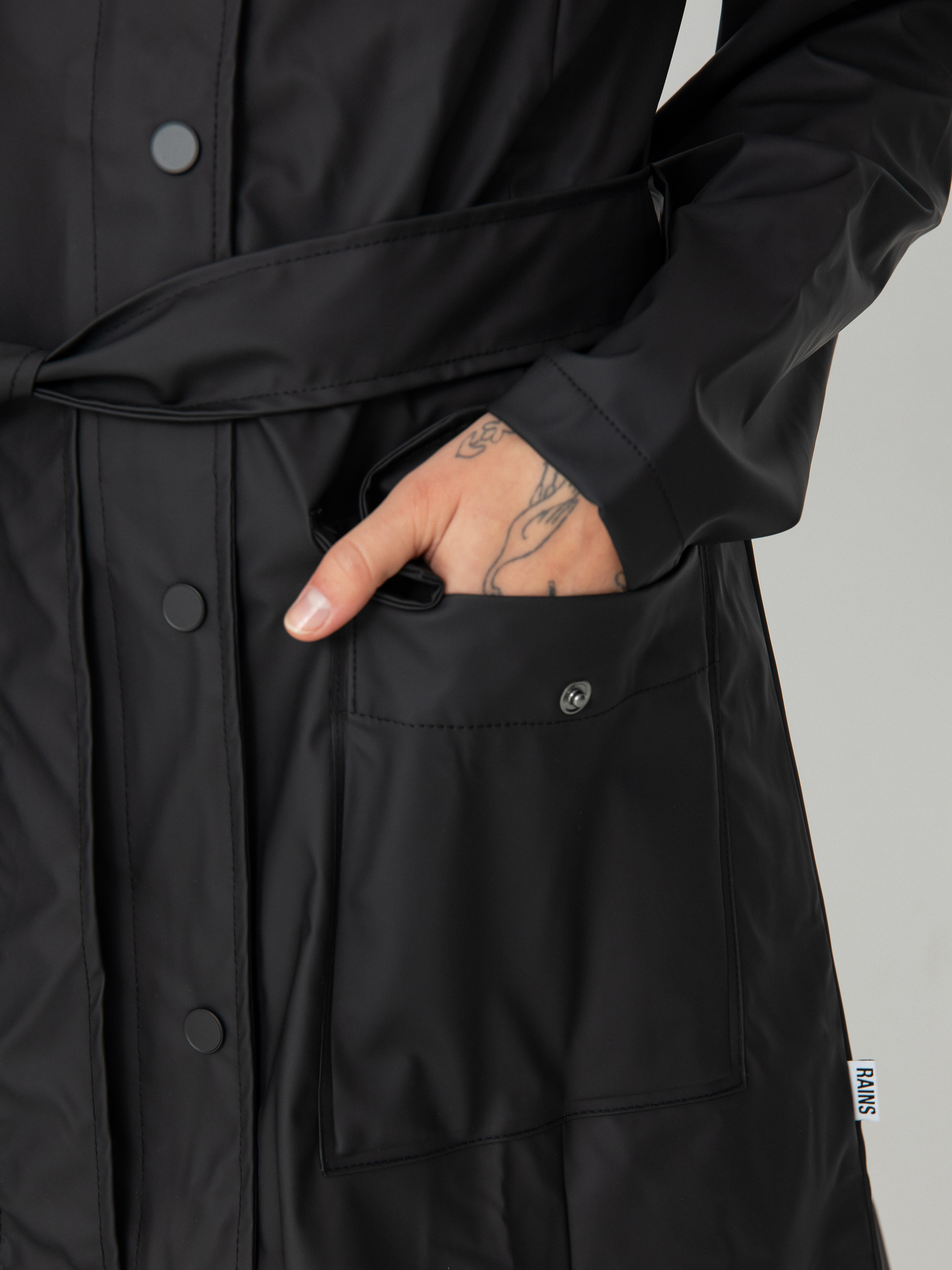 Kurtka Rains Curve Jacket Wmn (black)