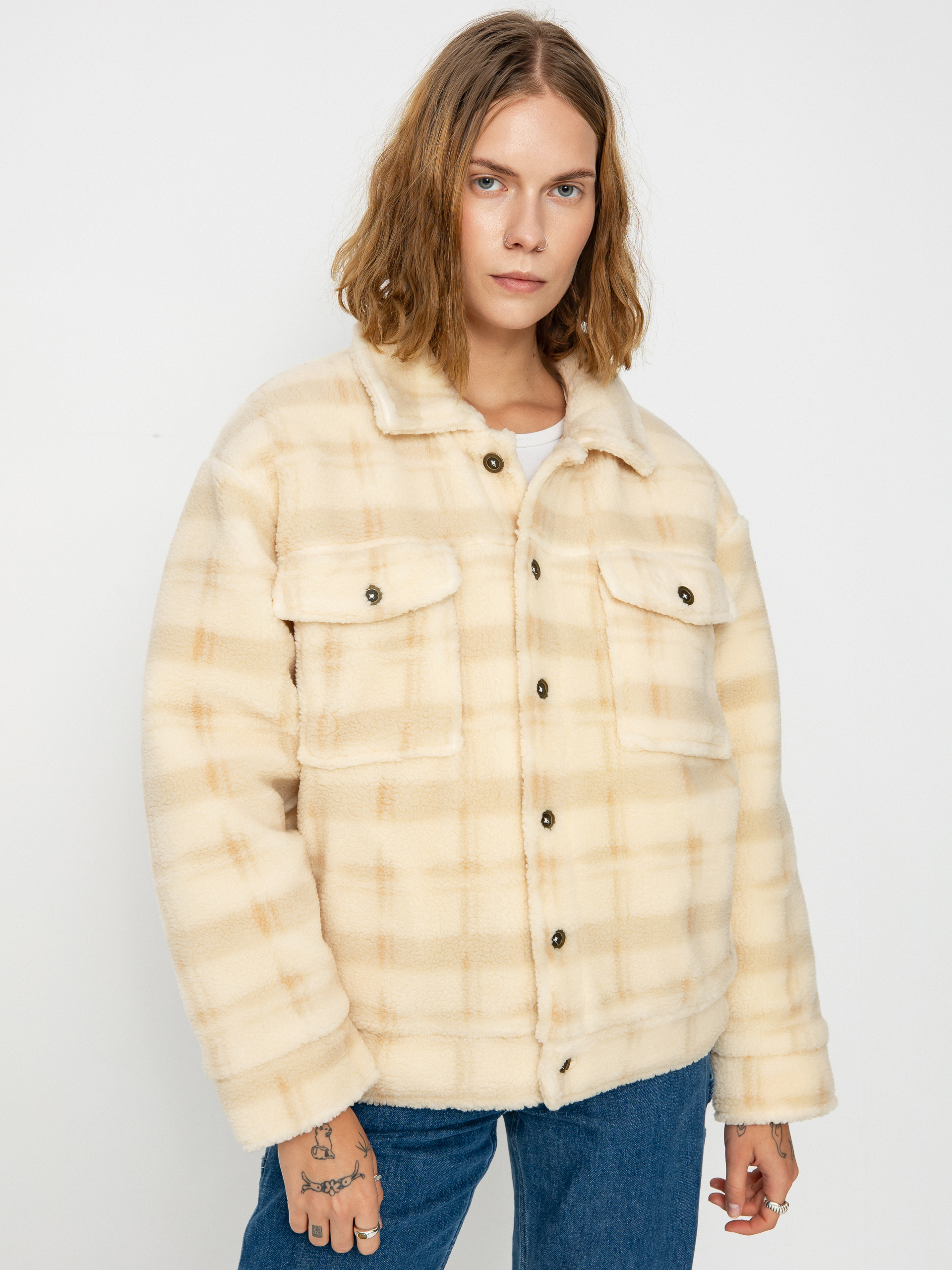 Kurtka Rip Curl Sunrise Session Sherpa Wmn (beige)