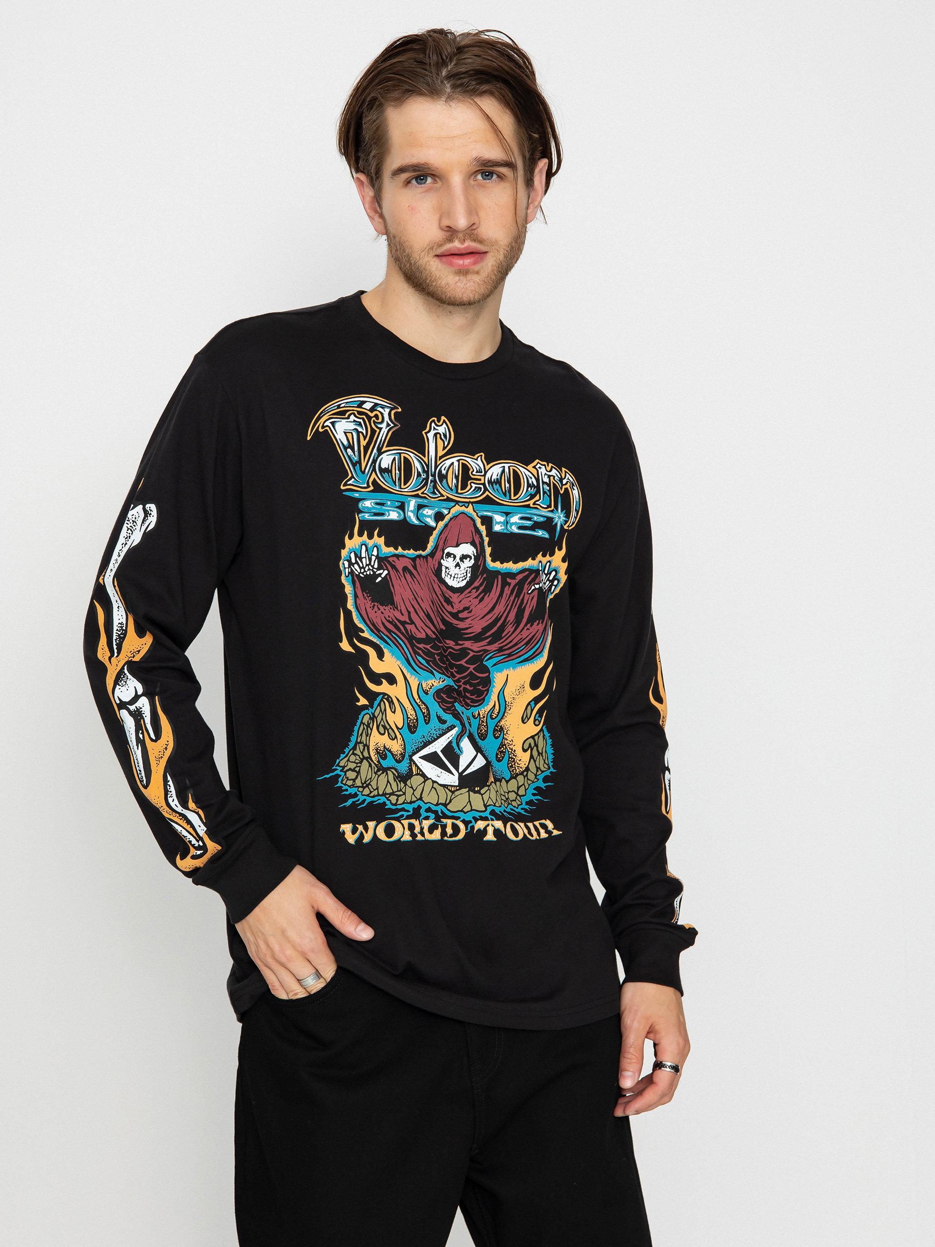 Longsleeve Volcom Stone Ghost (black)