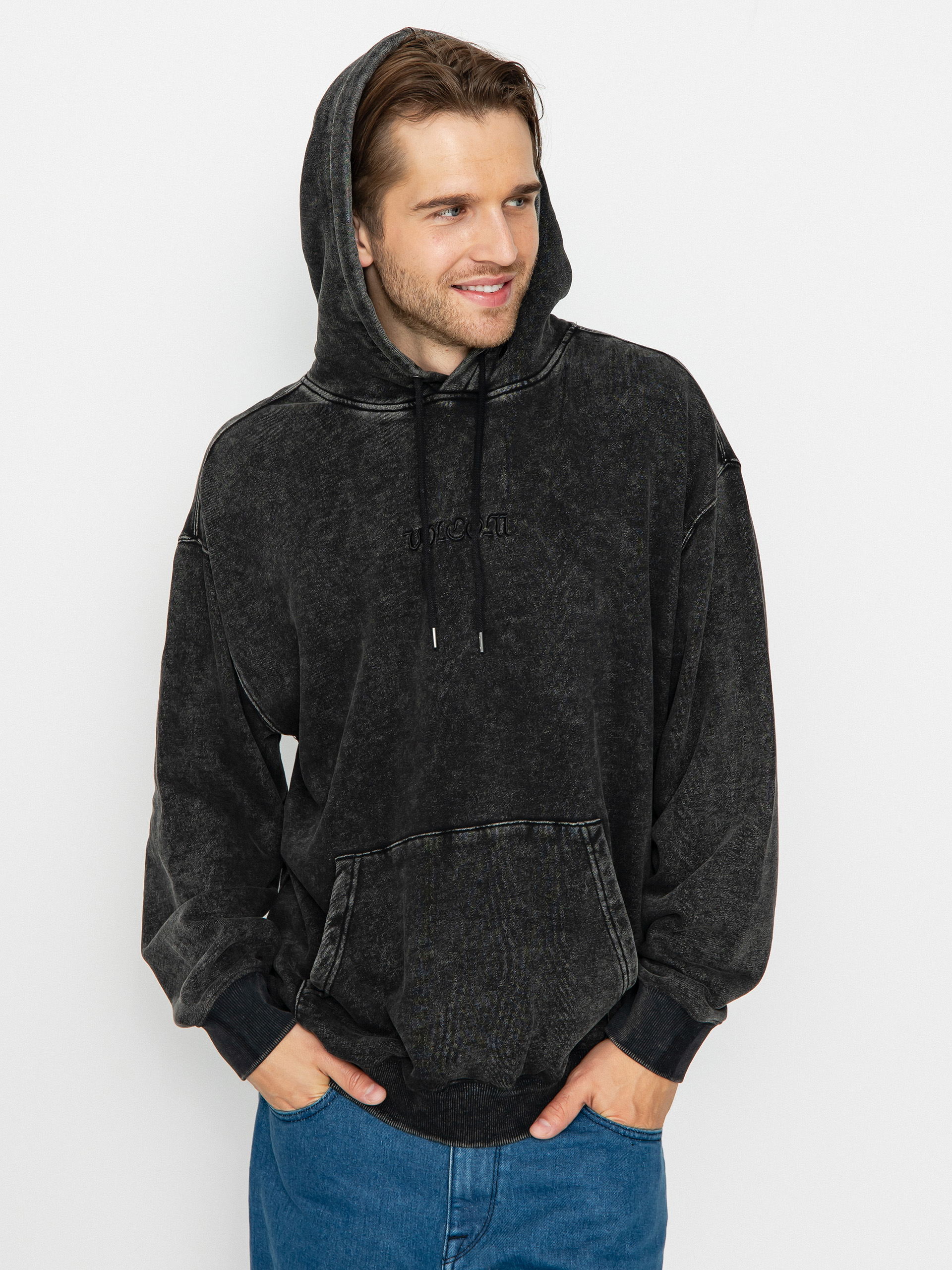 Bluza z kapturem Volcom Acid Wall HD (black)