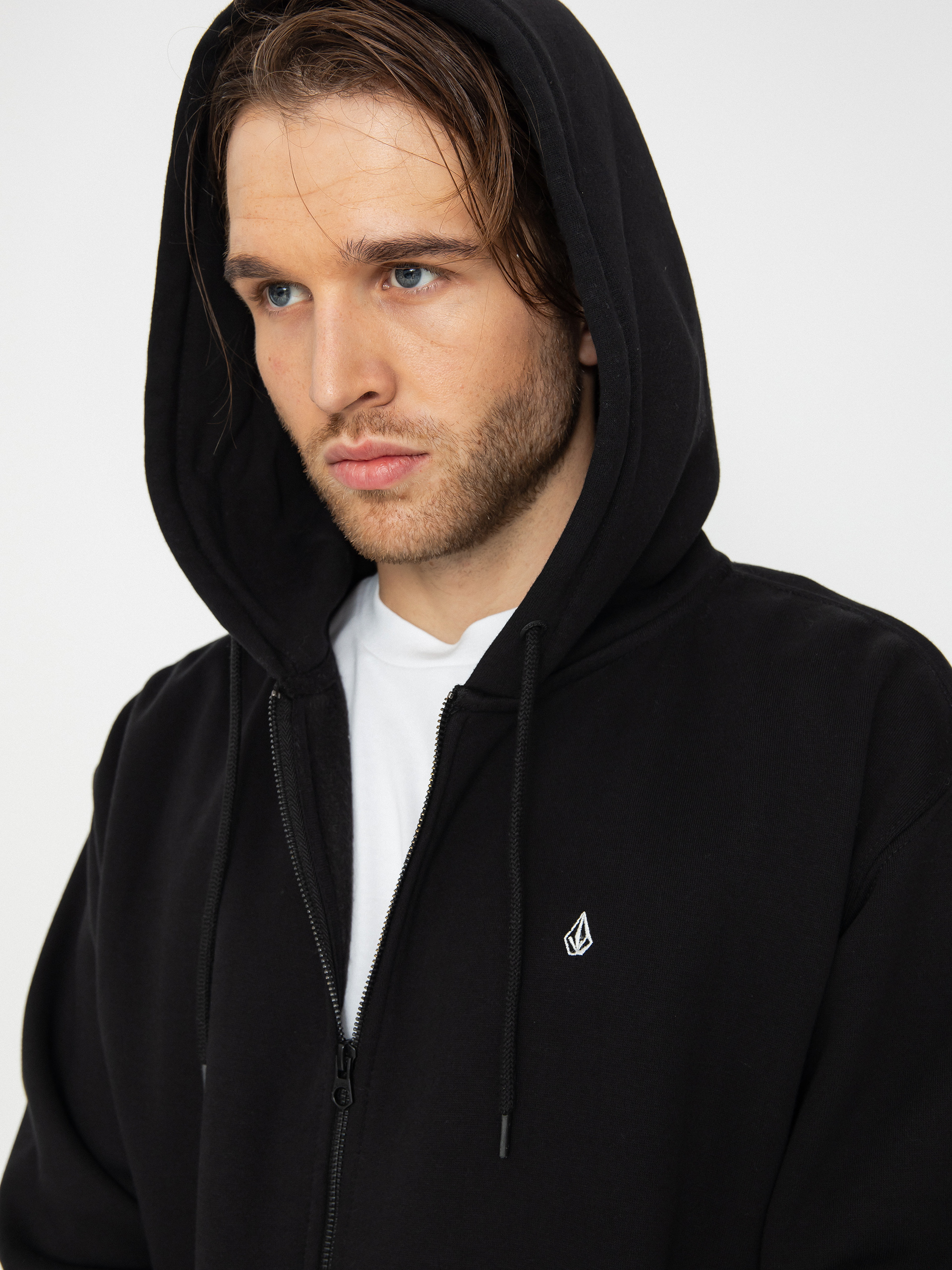 Bluza Volcom Single Stone Zip (black)