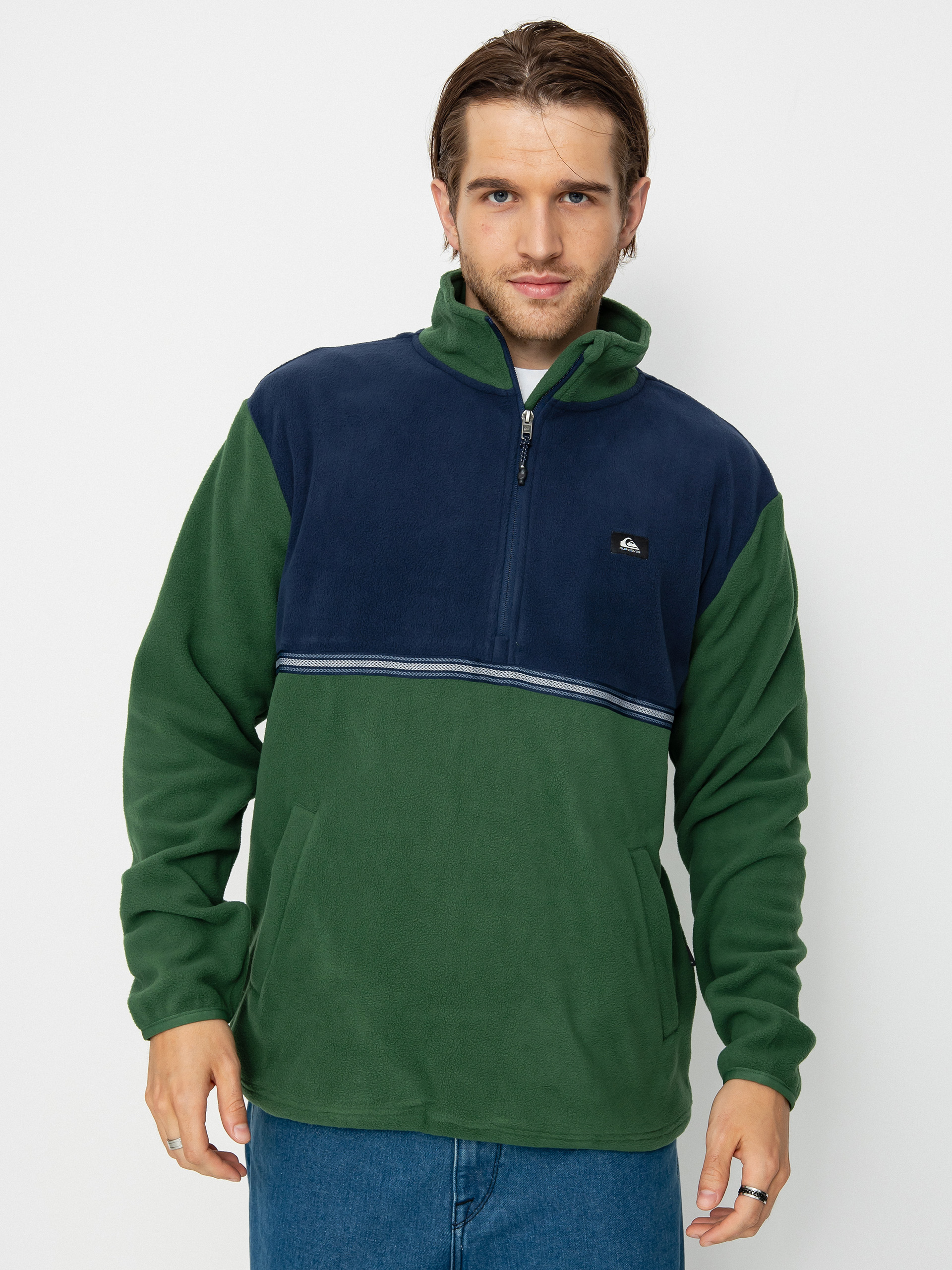 Męski Polar Quiksilver Taped Off (greener pastures)