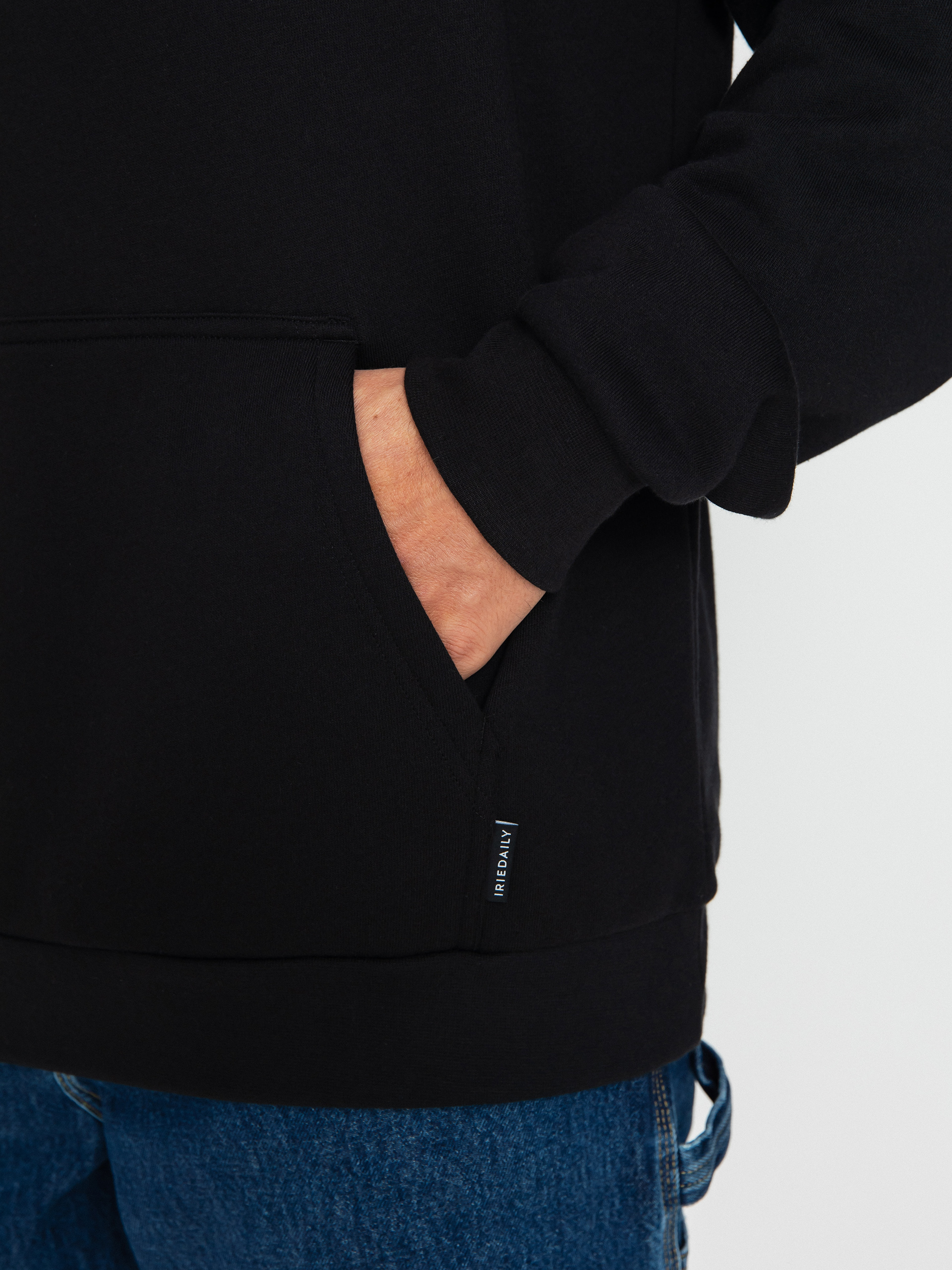 Bluza z kapturem Iriedaily Grin Cat HD (black)