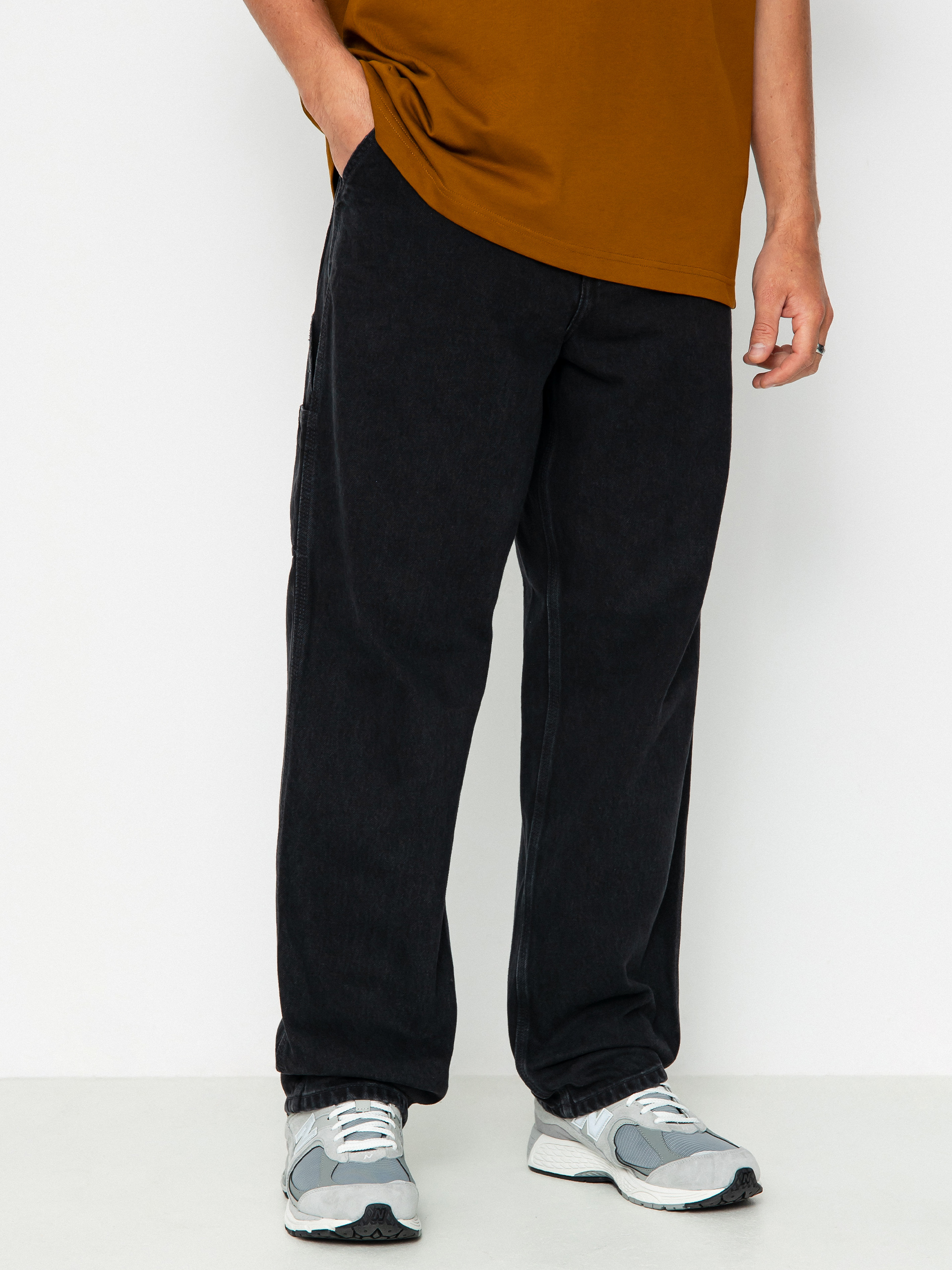 CARHARTT WIP SINGLE KNEE PANT 28×32 Spodnie Carhartt WIP Single Knee - czarny (black)